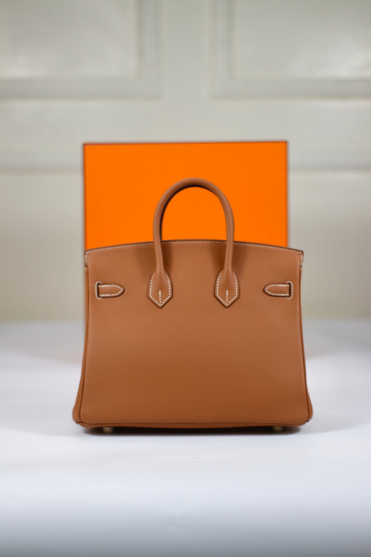 Birkin 25 Retourne – Gold Swift with Gold Hardware