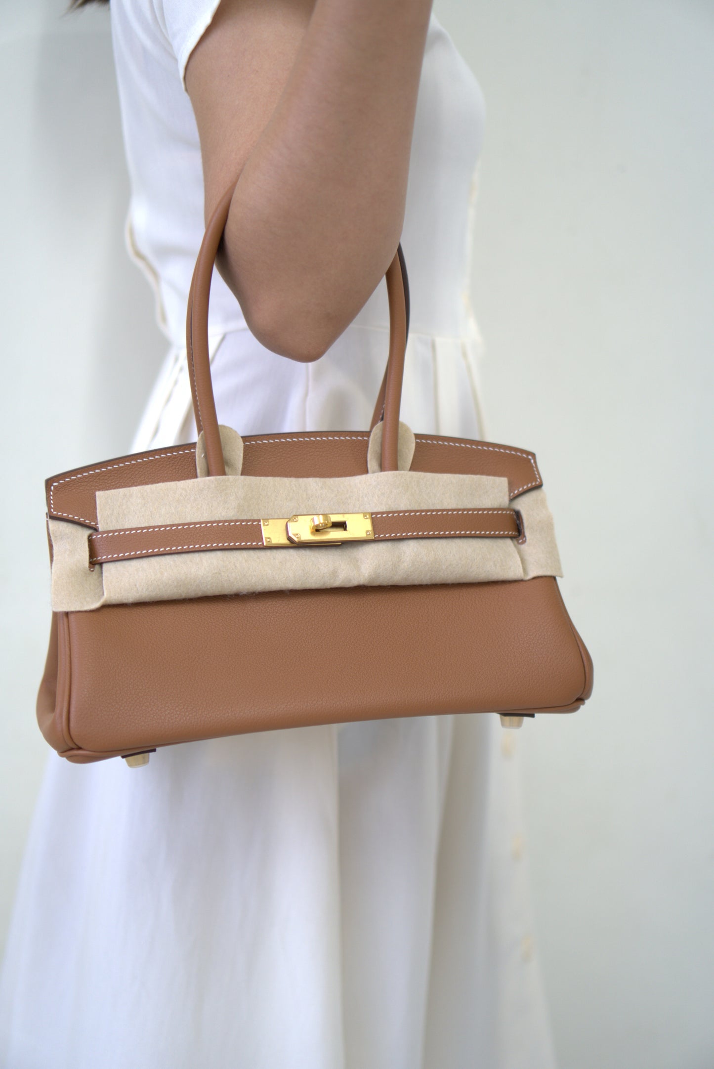 Birkin 29 in Gold on Gold Evercolor