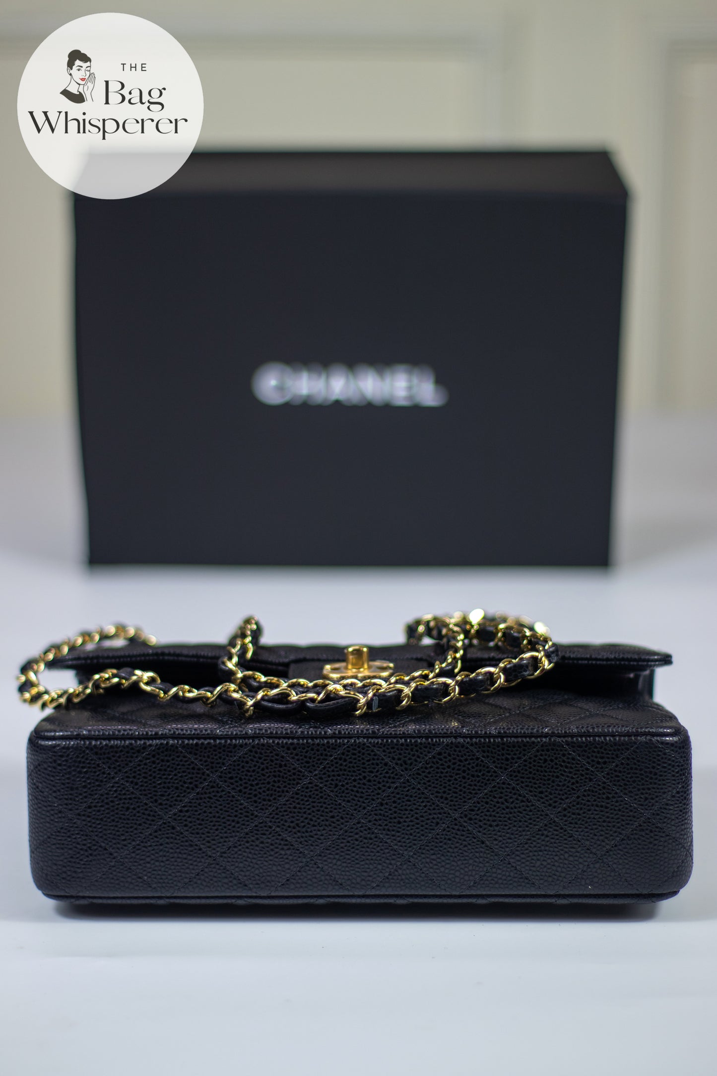 Classic Flap Medium – Black Caviar with Gold Hardware (Microchipped)