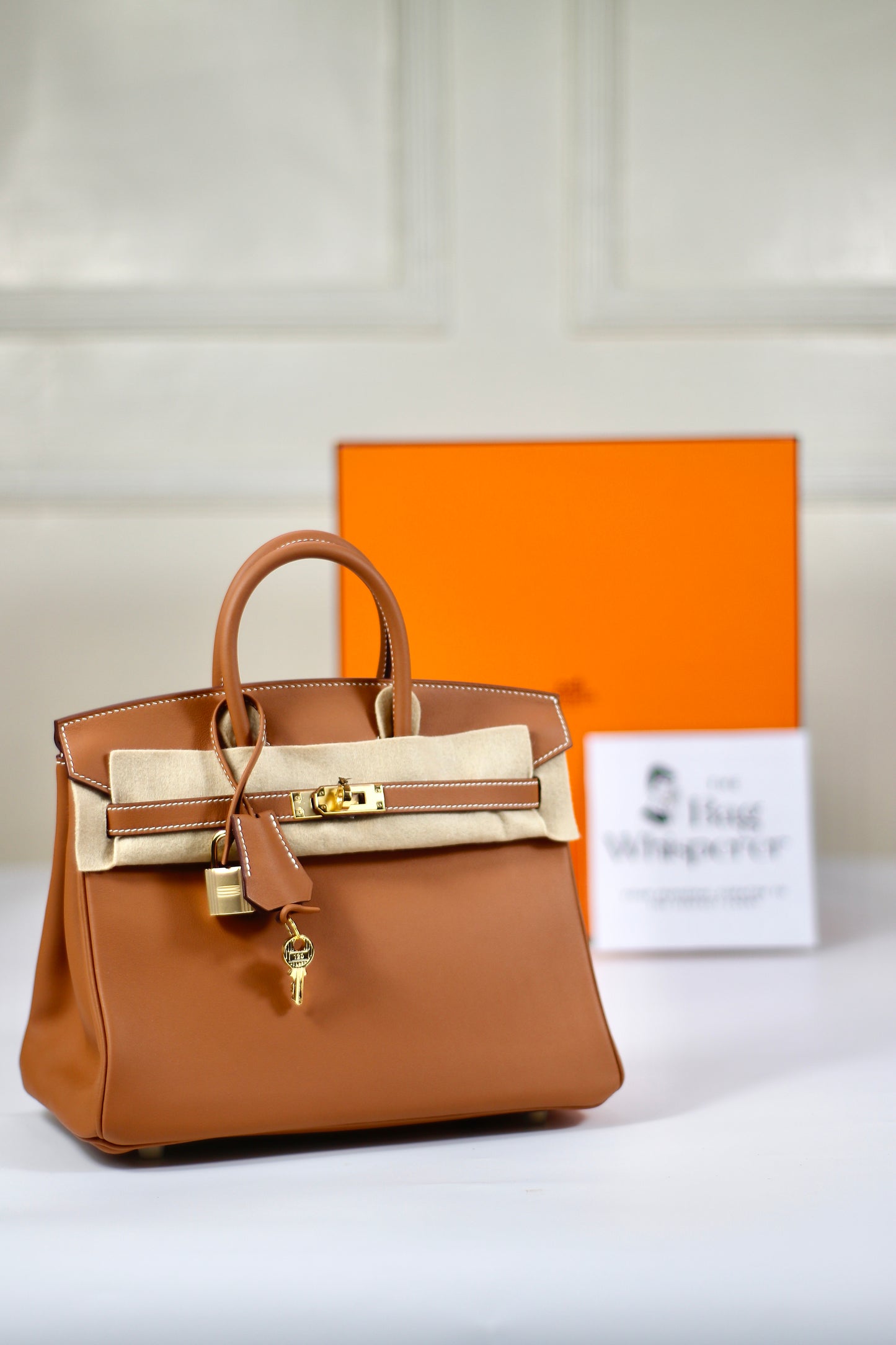 Birkin 25 Retourne – Gold Swift with Gold Hardware