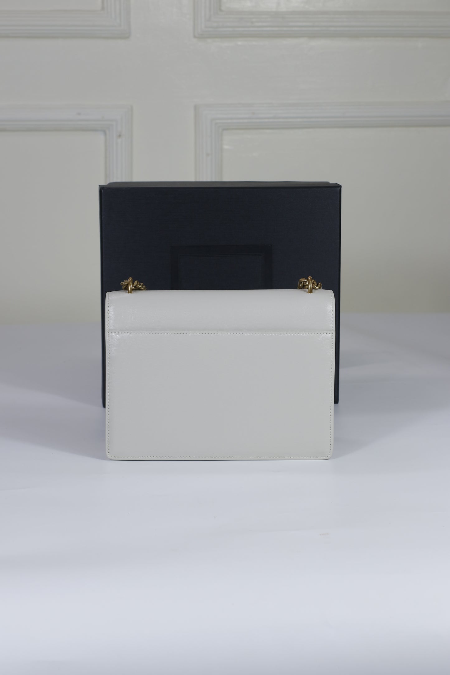 Saint L Sunset Medium – Blanc Vintage with Gold Hardware