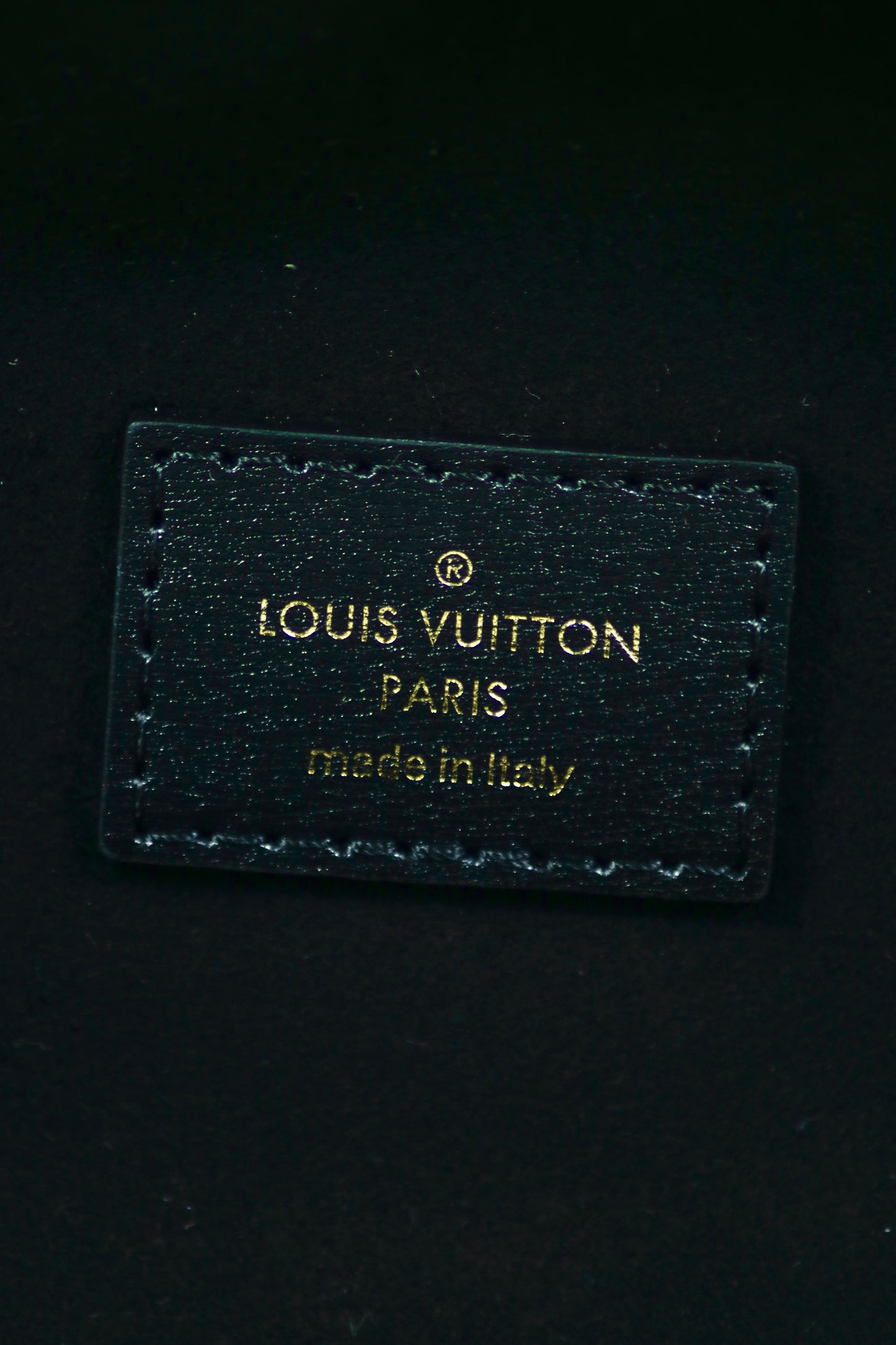 Vanity PM – Monogram Canvas with Black Leather Trim