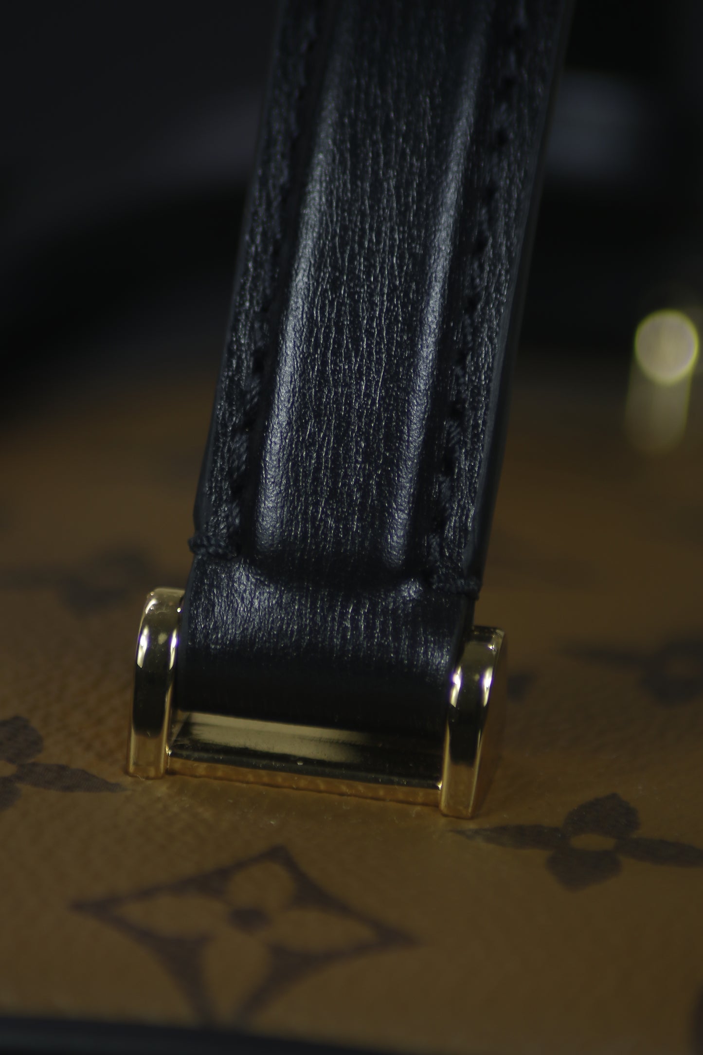 Vanity PM – Monogram Canvas with Black Leather Trim