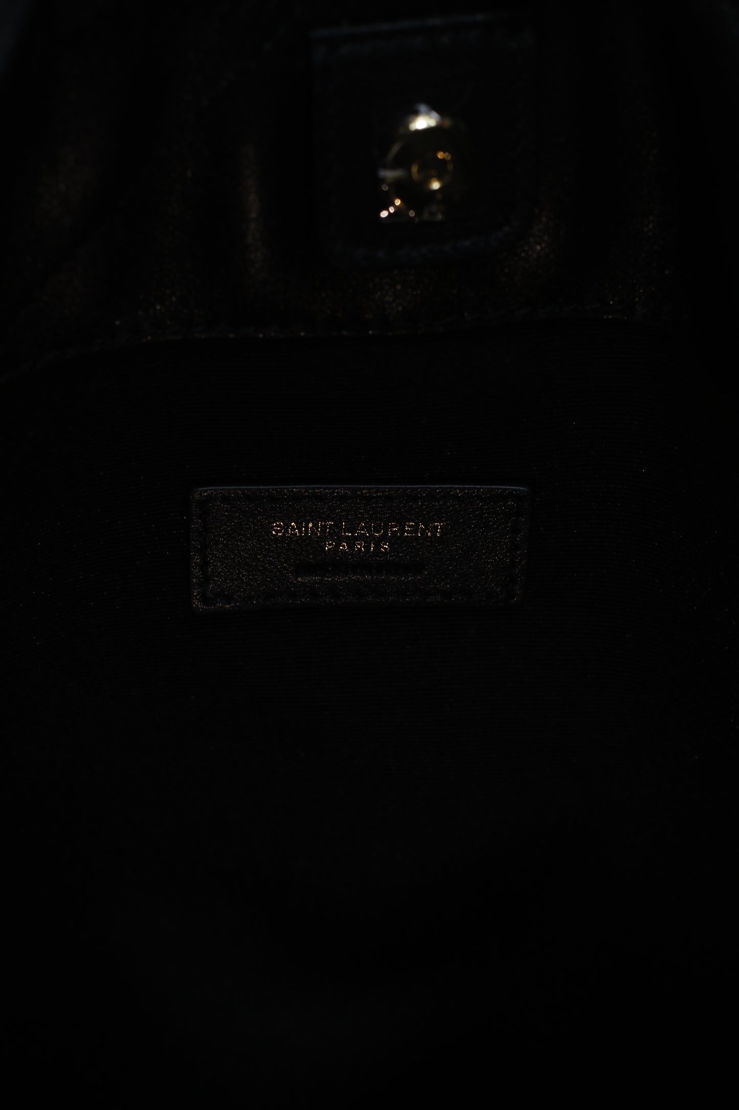Saint Laurent Jamie 4.3 Shoulder Bag – Black Lambskin with Gold Hardware