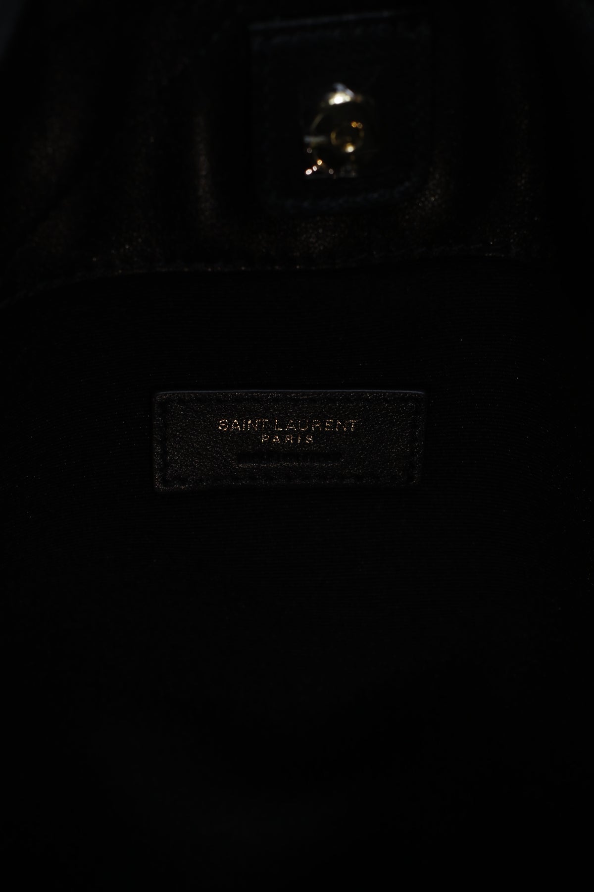 Jamie 4.3 Shoulder Bag – Black Lambskin with Gold Hardware