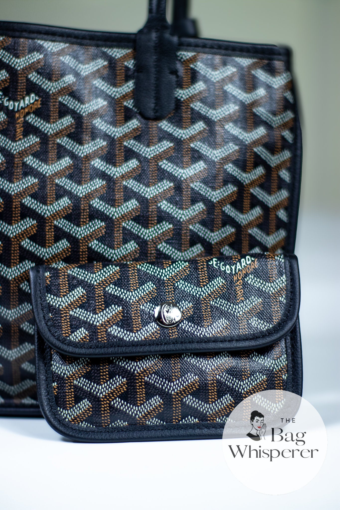 Anjou Mini – Black with Removable Pouch