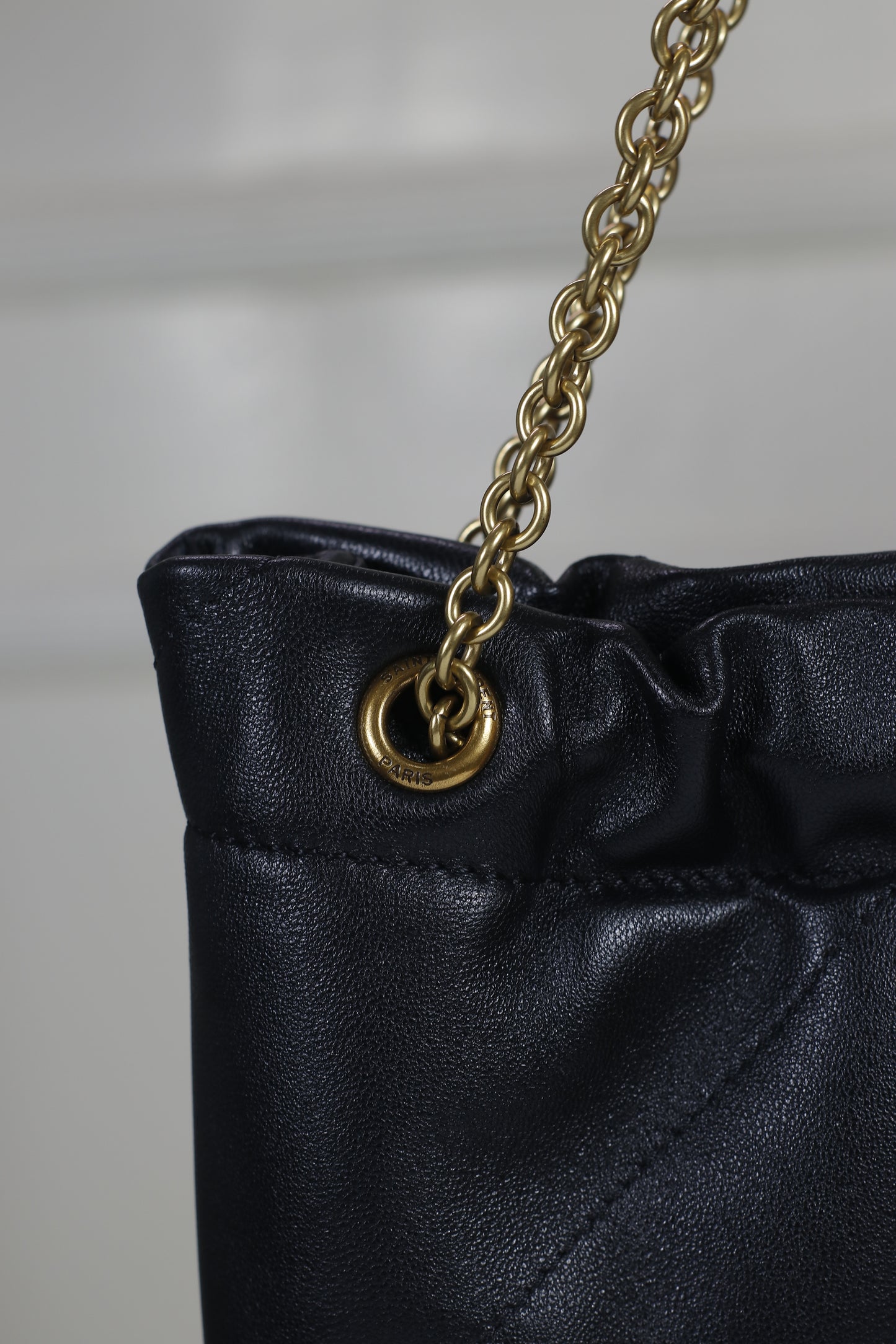 Saint Laurent Jamie 4.3 Shoulder Bag – Black Lambskin with Gold Hardware