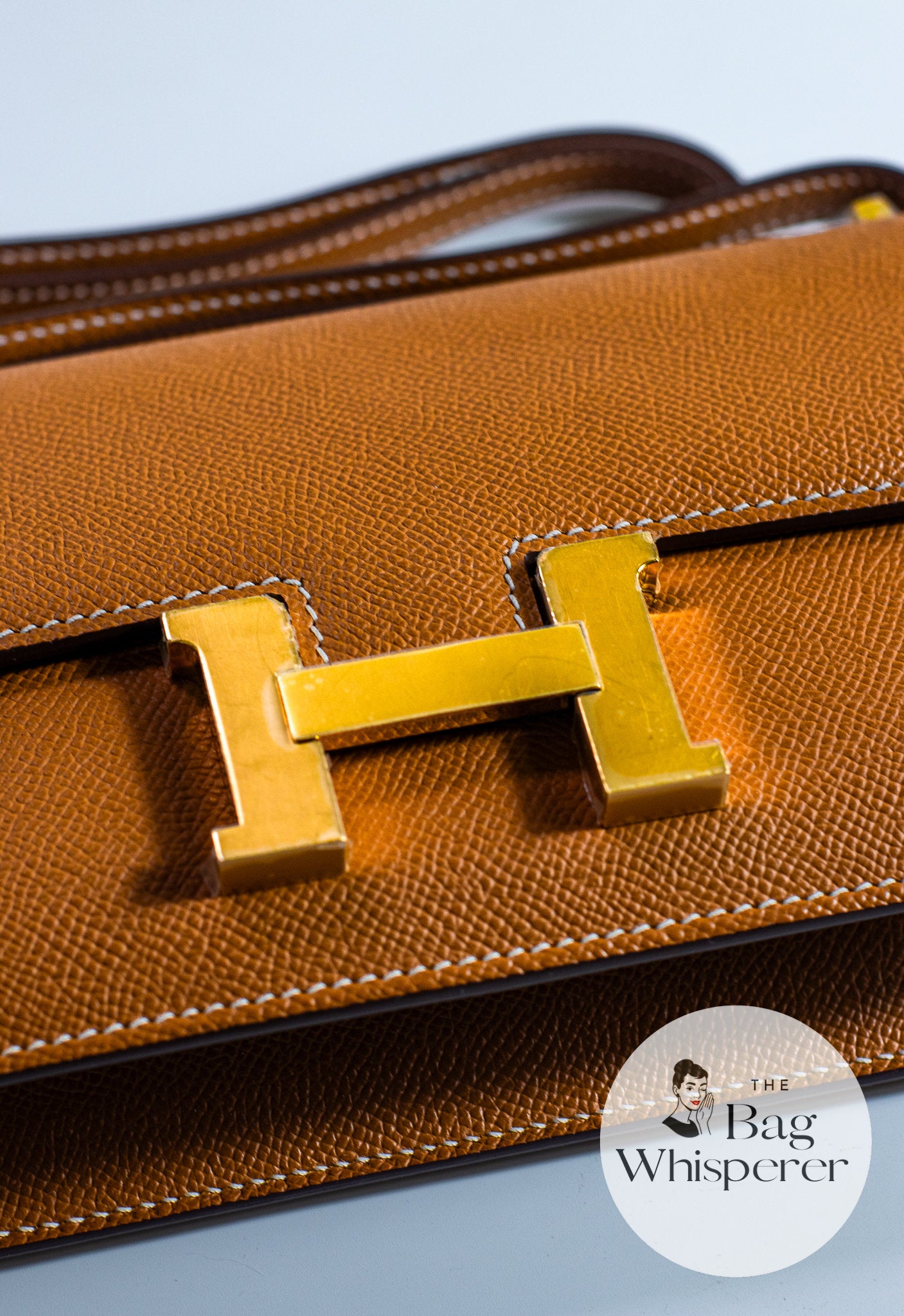 Constance Élan – Gold Epsom with Gold Hardware