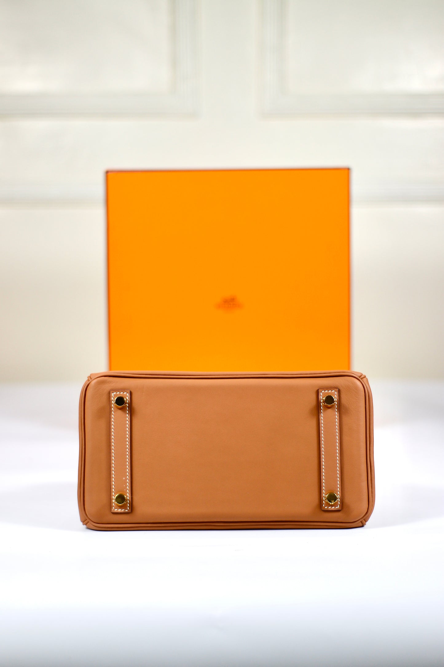 Birkin 25 Retourne – Gold Swift with Gold Hardware