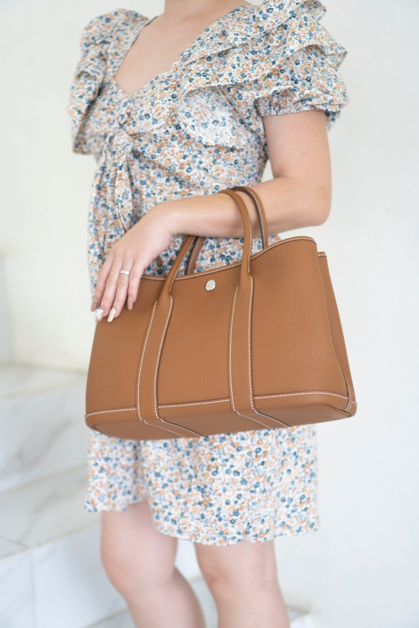 Garden Party 30 – Gold Negonda Leather with Gold Interior