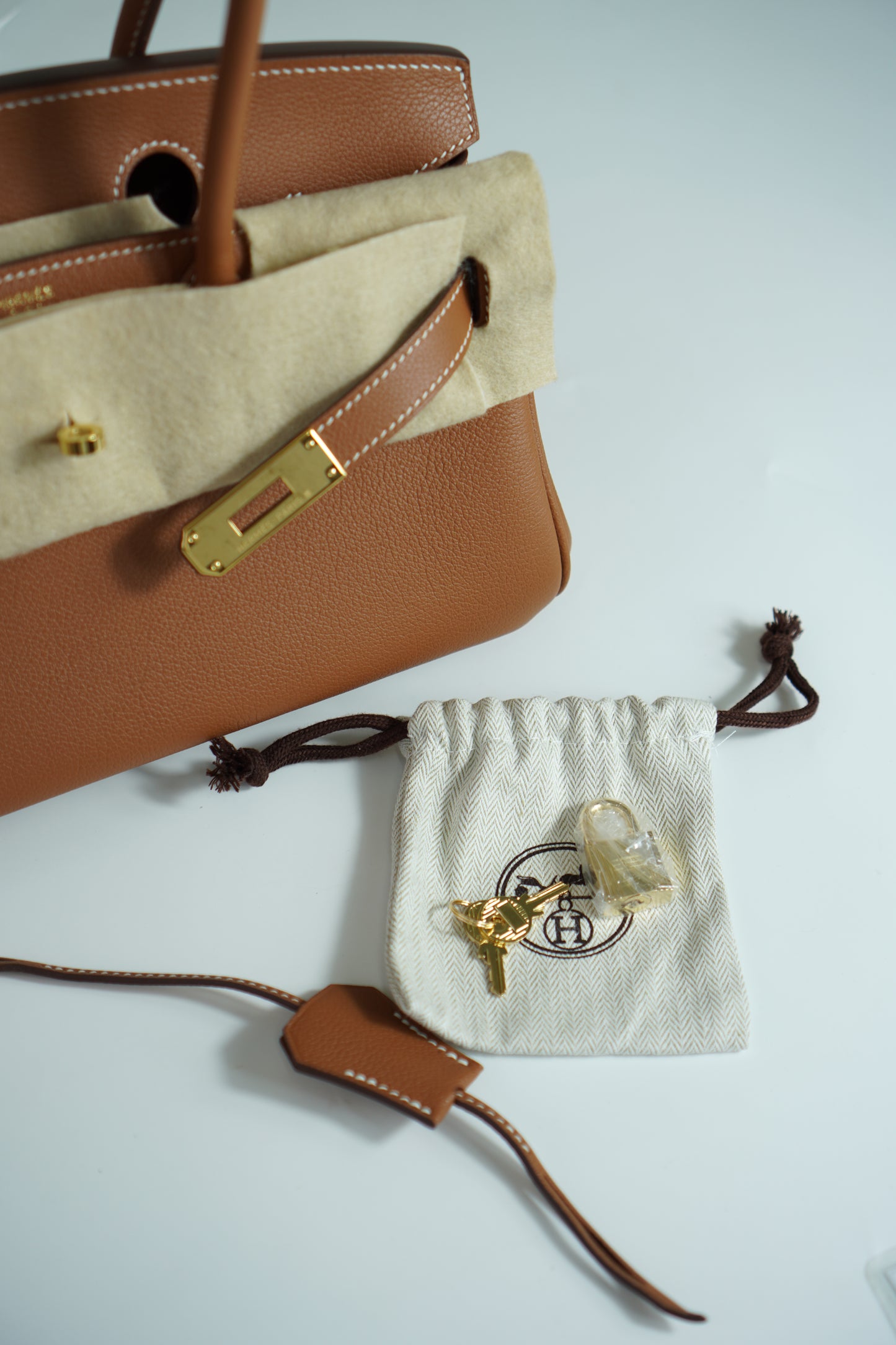Birkin 29 in Gold on Gold Evercolor