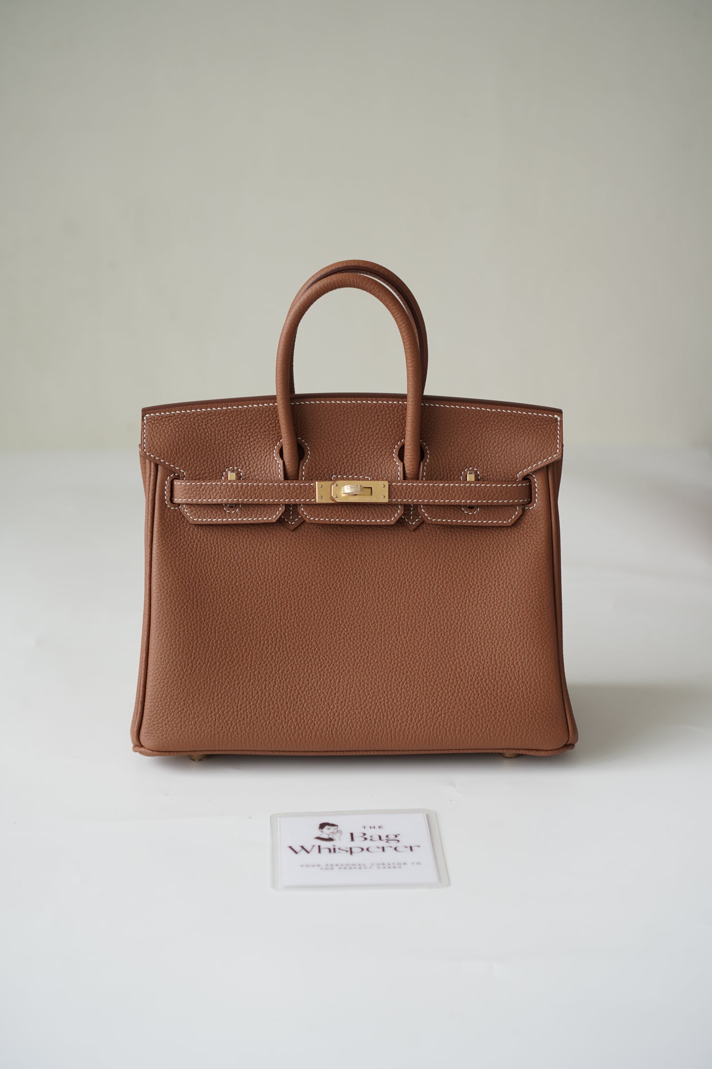 Birkin 25 in classic Gold Togo leather
