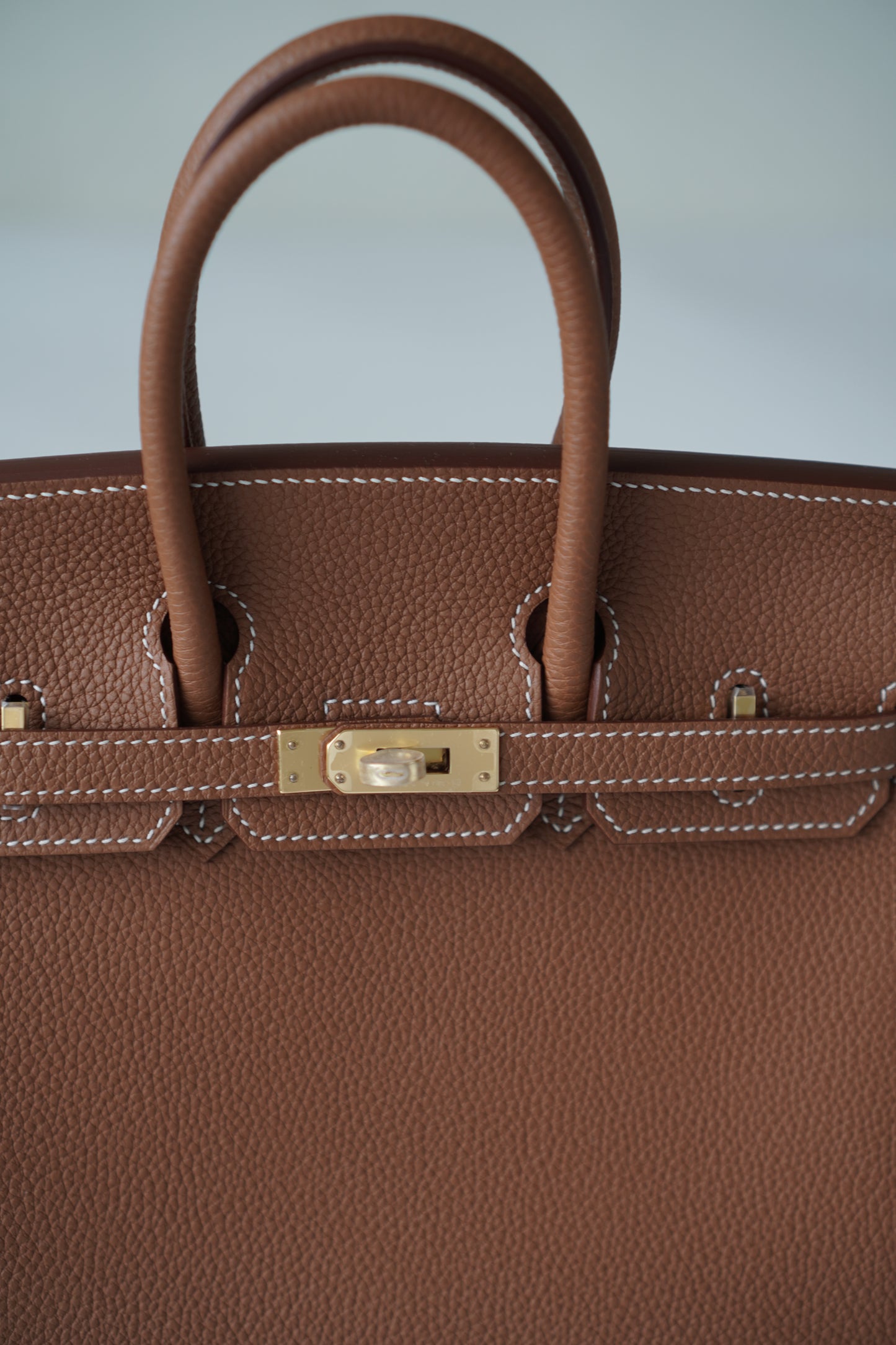 Birkin 25 in classic Gold Togo leather