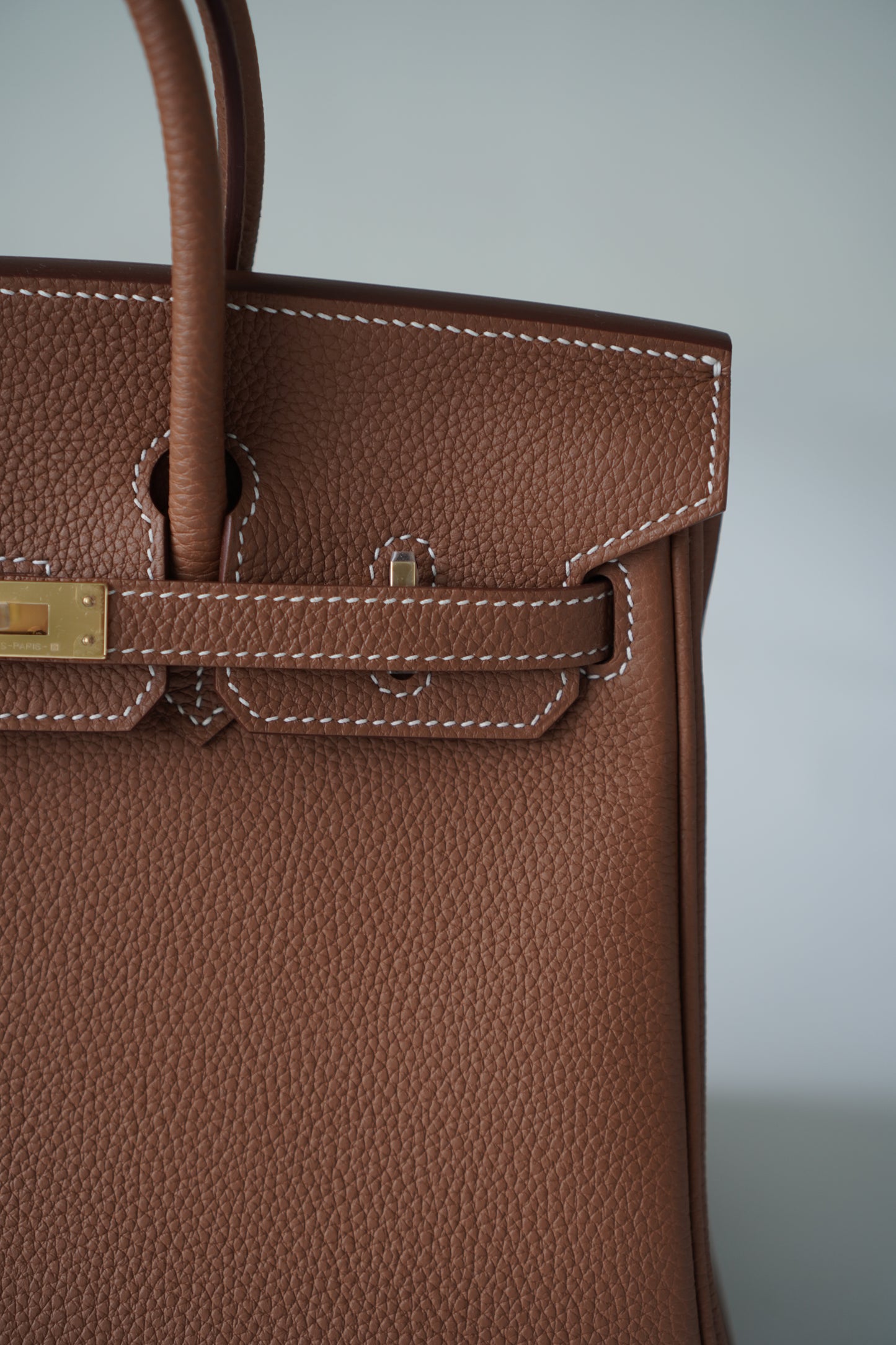 Birkin 25 in classic Gold Togo leather