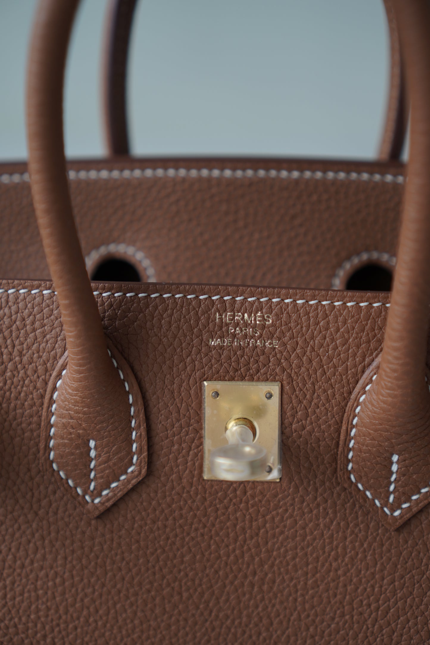 Birkin 25 in classic Gold Togo leather