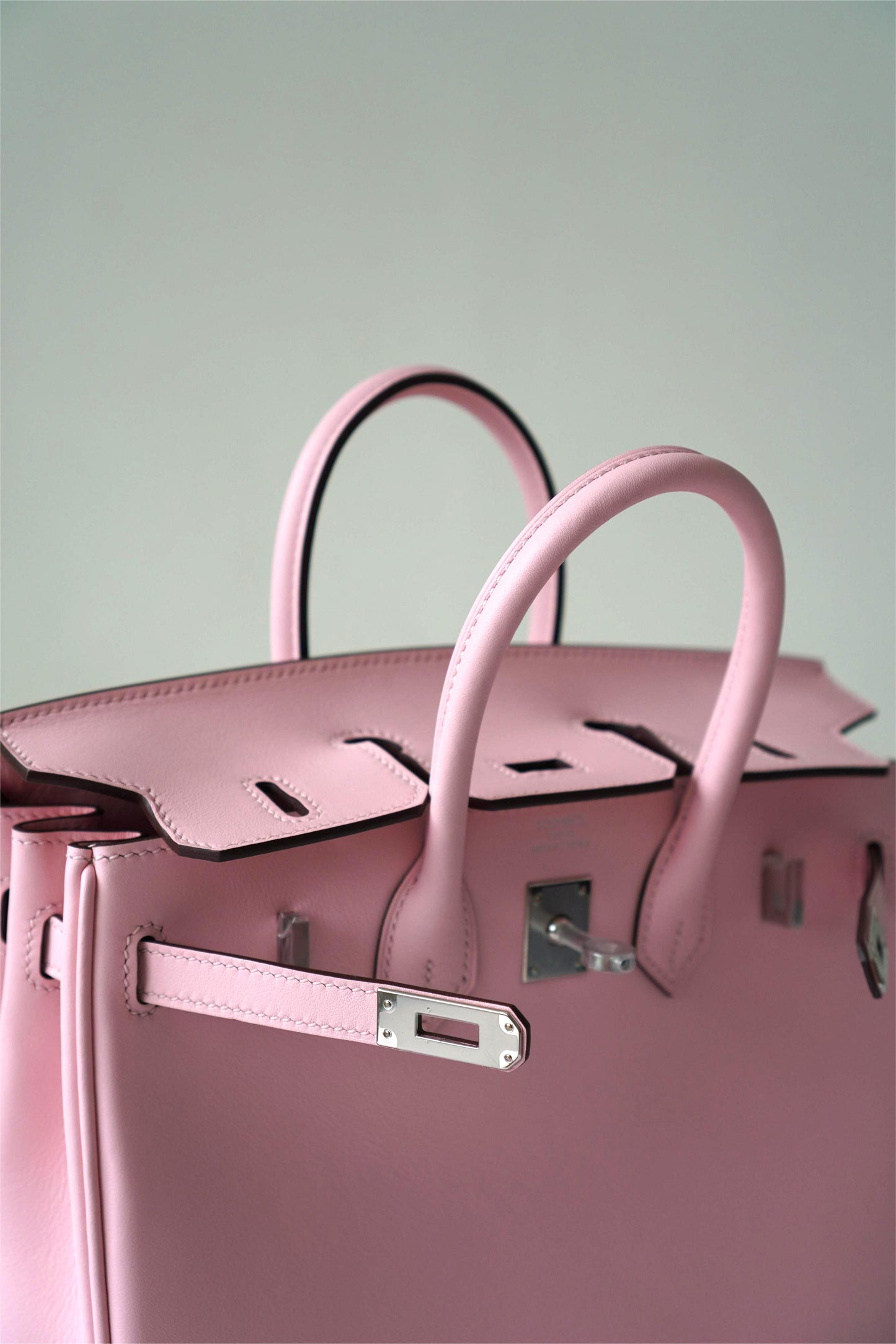 Birkin 25 in Rose Sakura Swift leather