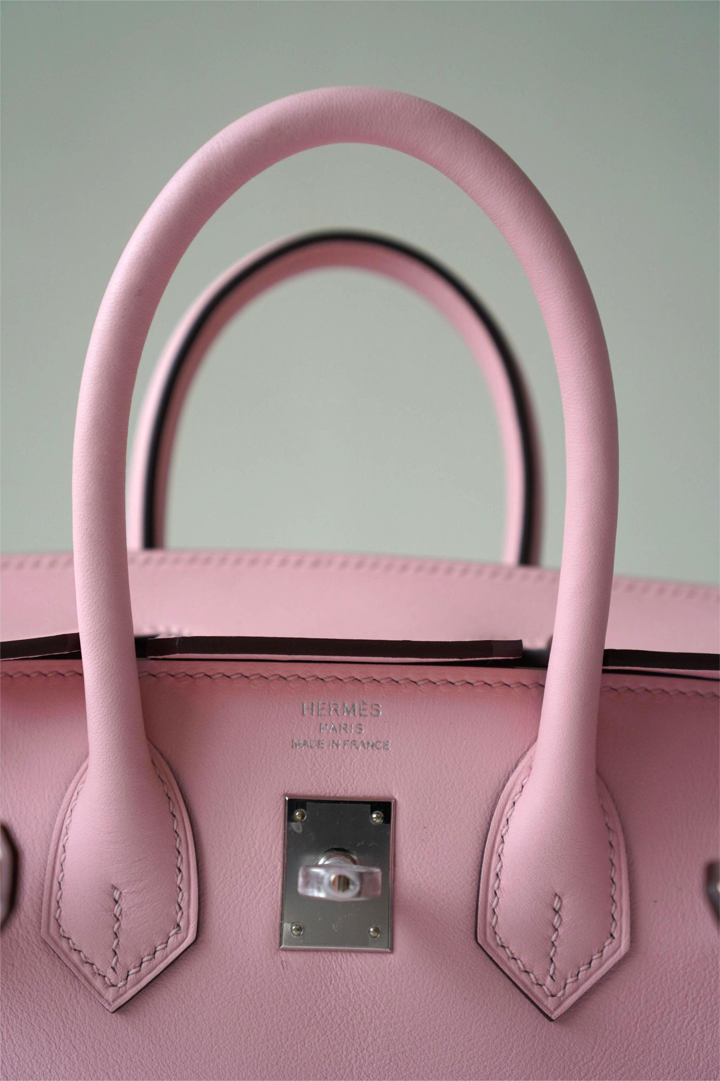 Birkin 25 in Rose Sakura Swift leather