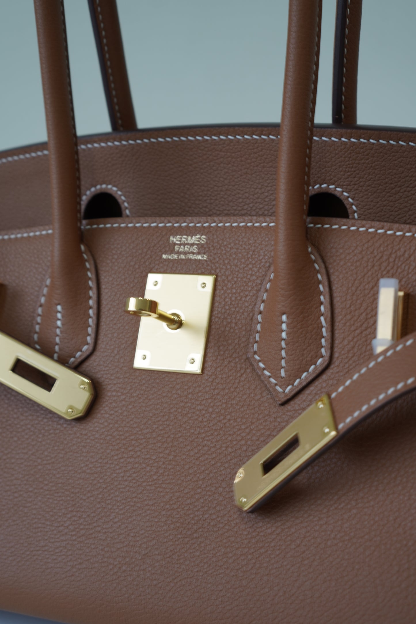 Birkin 29 in Gold on Gold Evercolor