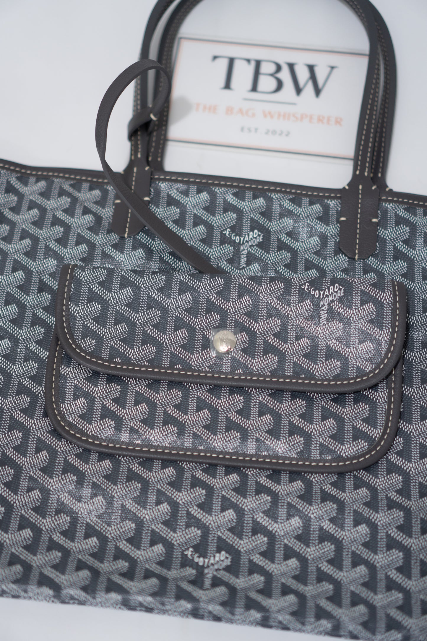Saint Louis PM – Grey Canvas Tote Bag