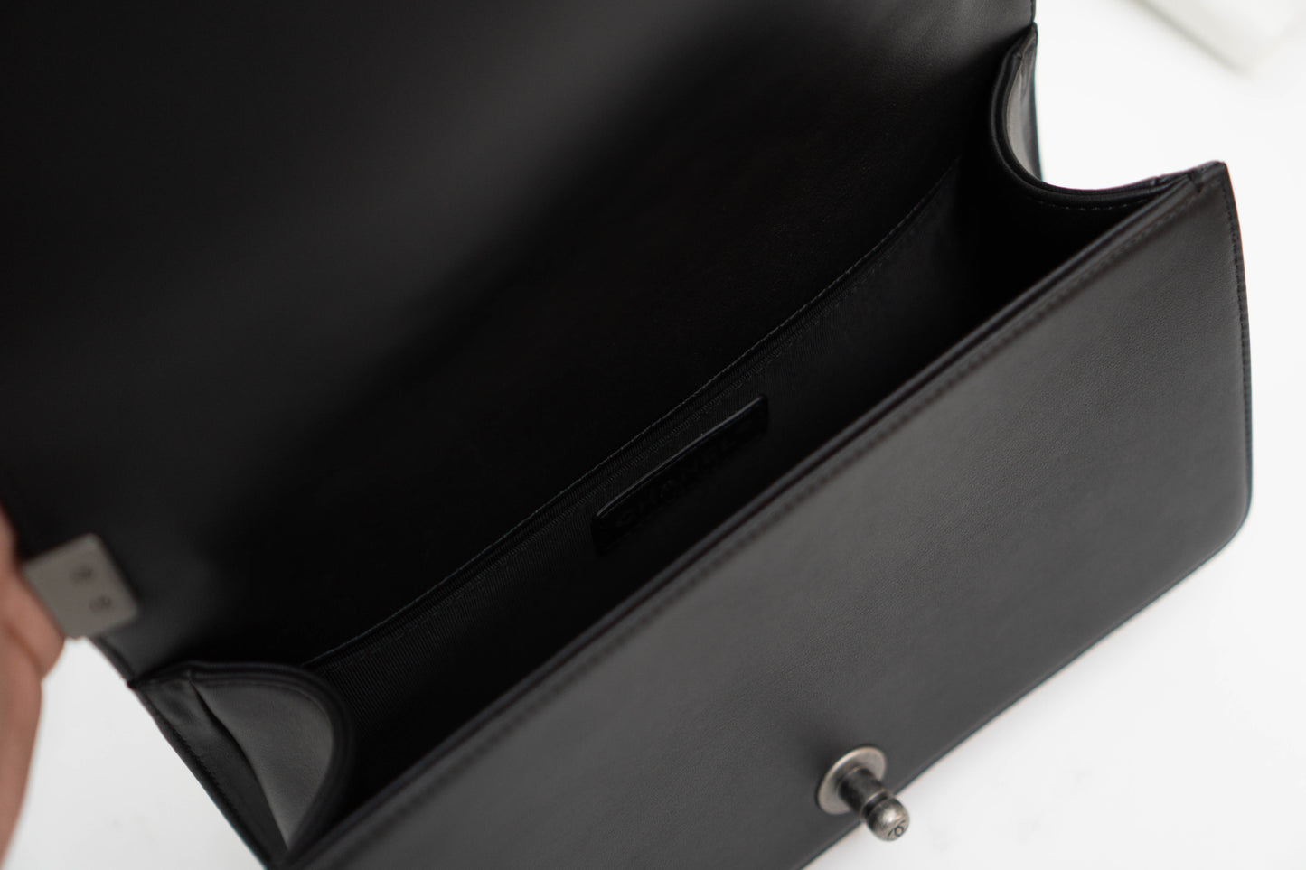 Le Boy in Black Quilted Calfskin with Ruthenium Hardware
