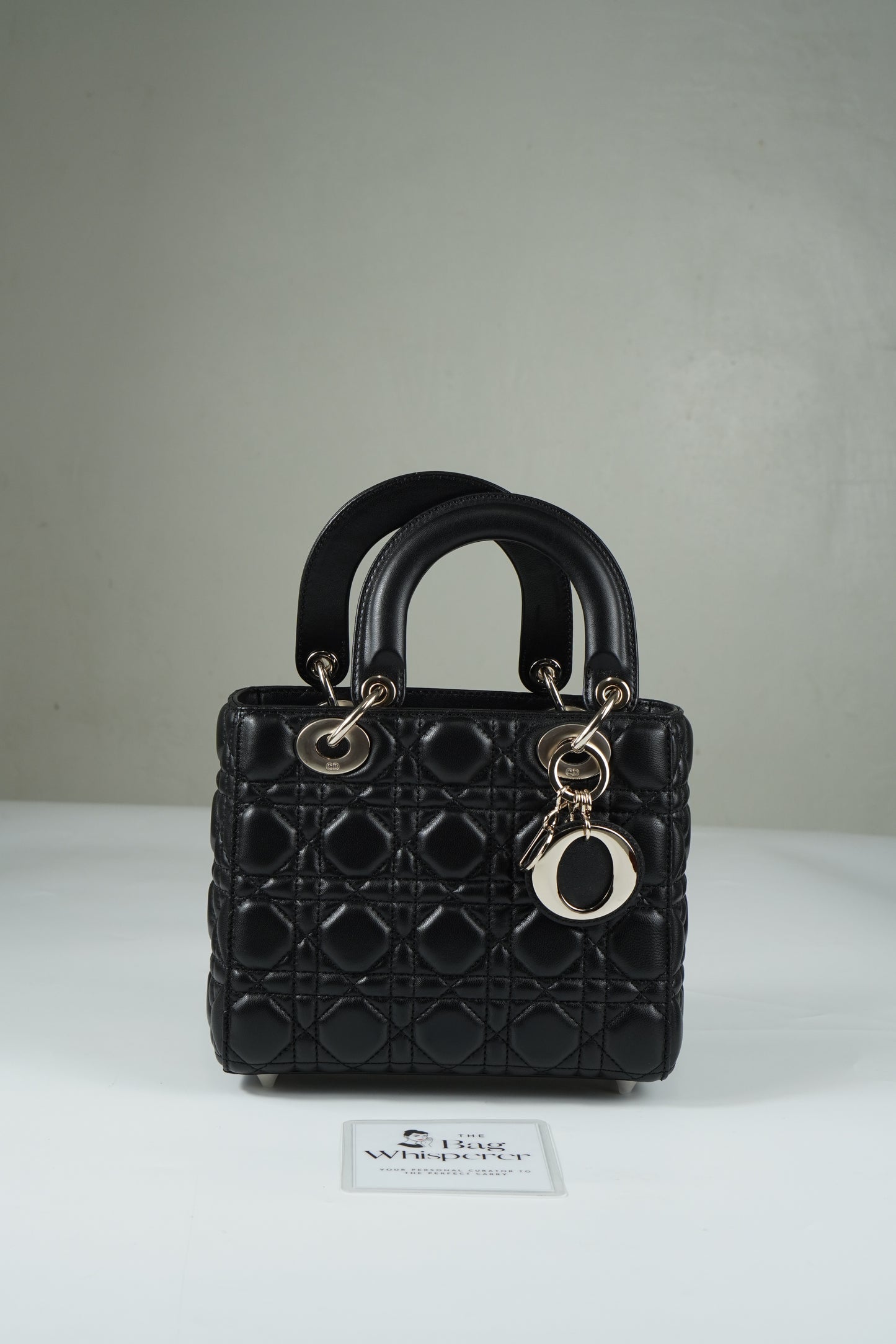 Lady Dior Small – Black Cannage Lambskin with Gold Hardware