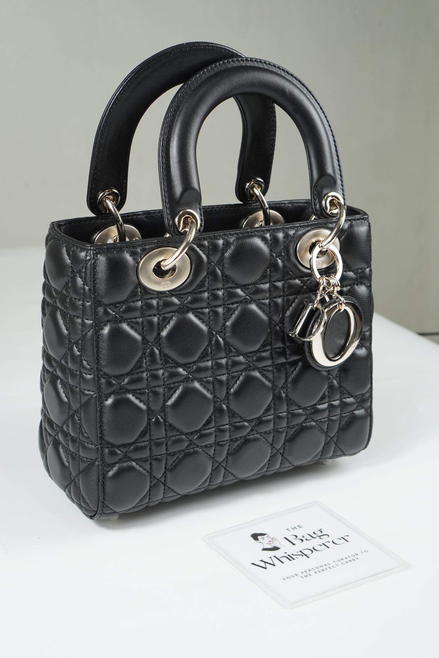Lady Dior Small – Black Cannage Lambskin with Gold Hardware