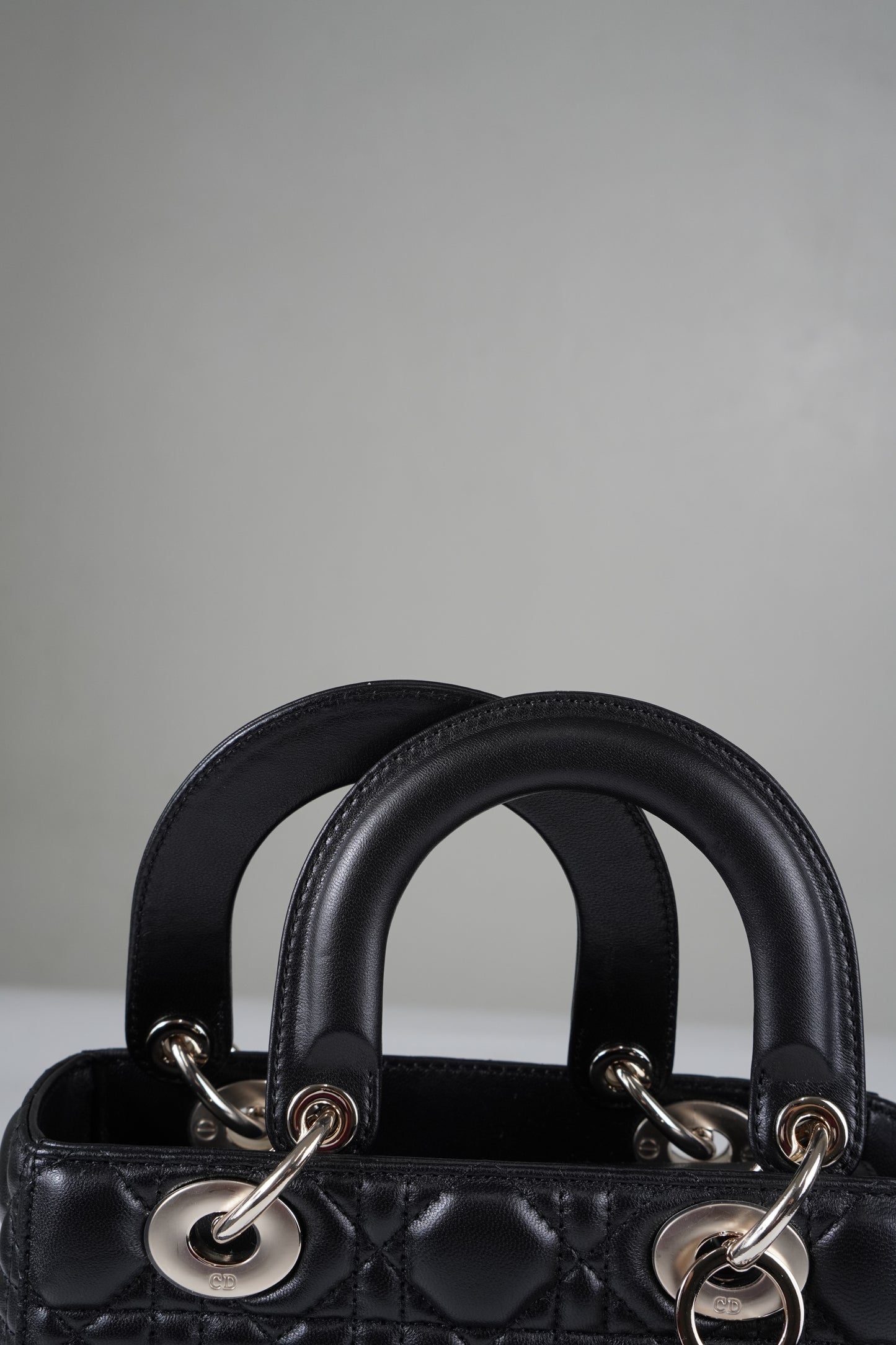 Lady Dior Small – Black Cannage Lambskin with Gold Hardware
