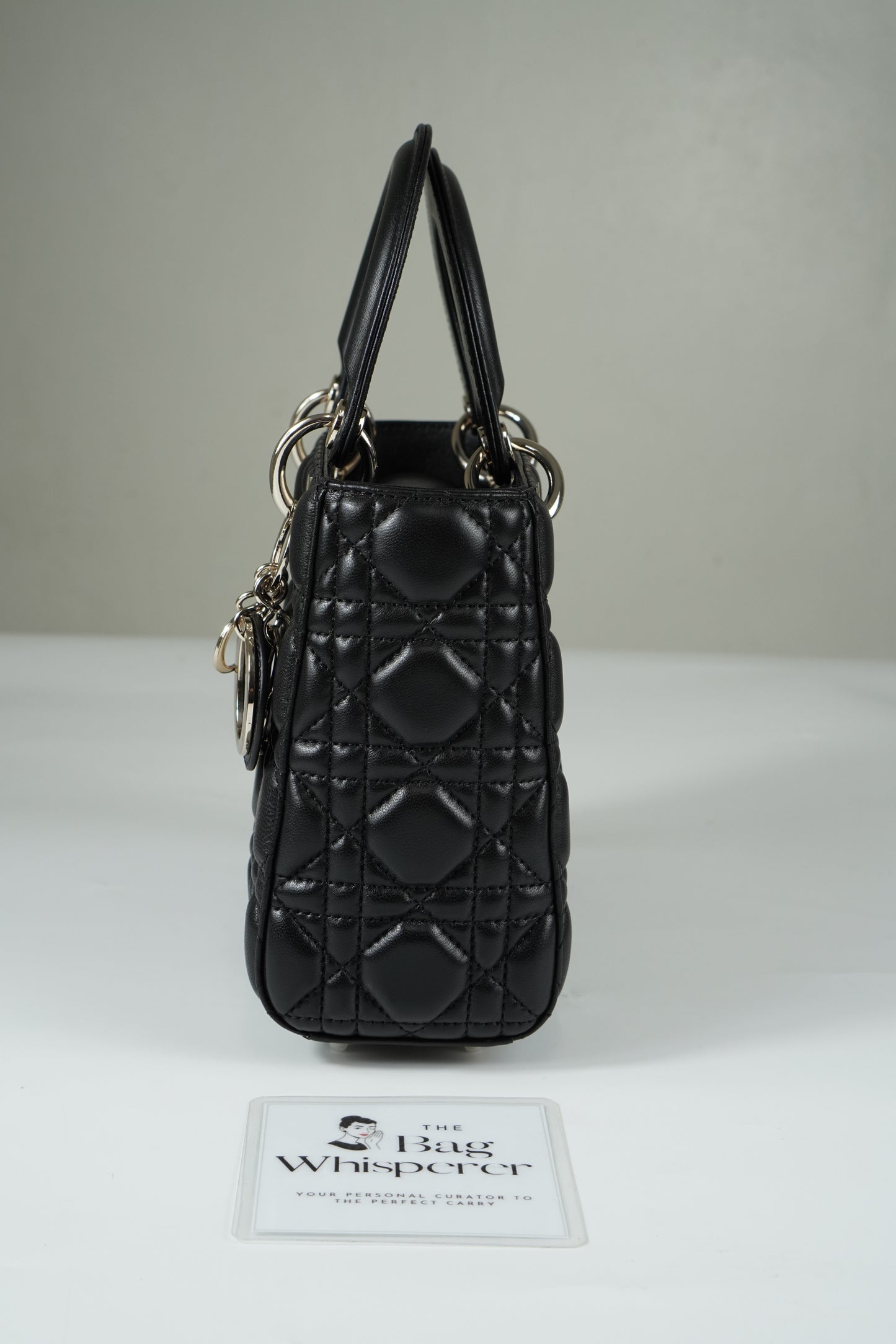 Lady Dior Small – Black Cannage Lambskin with Gold Hardware