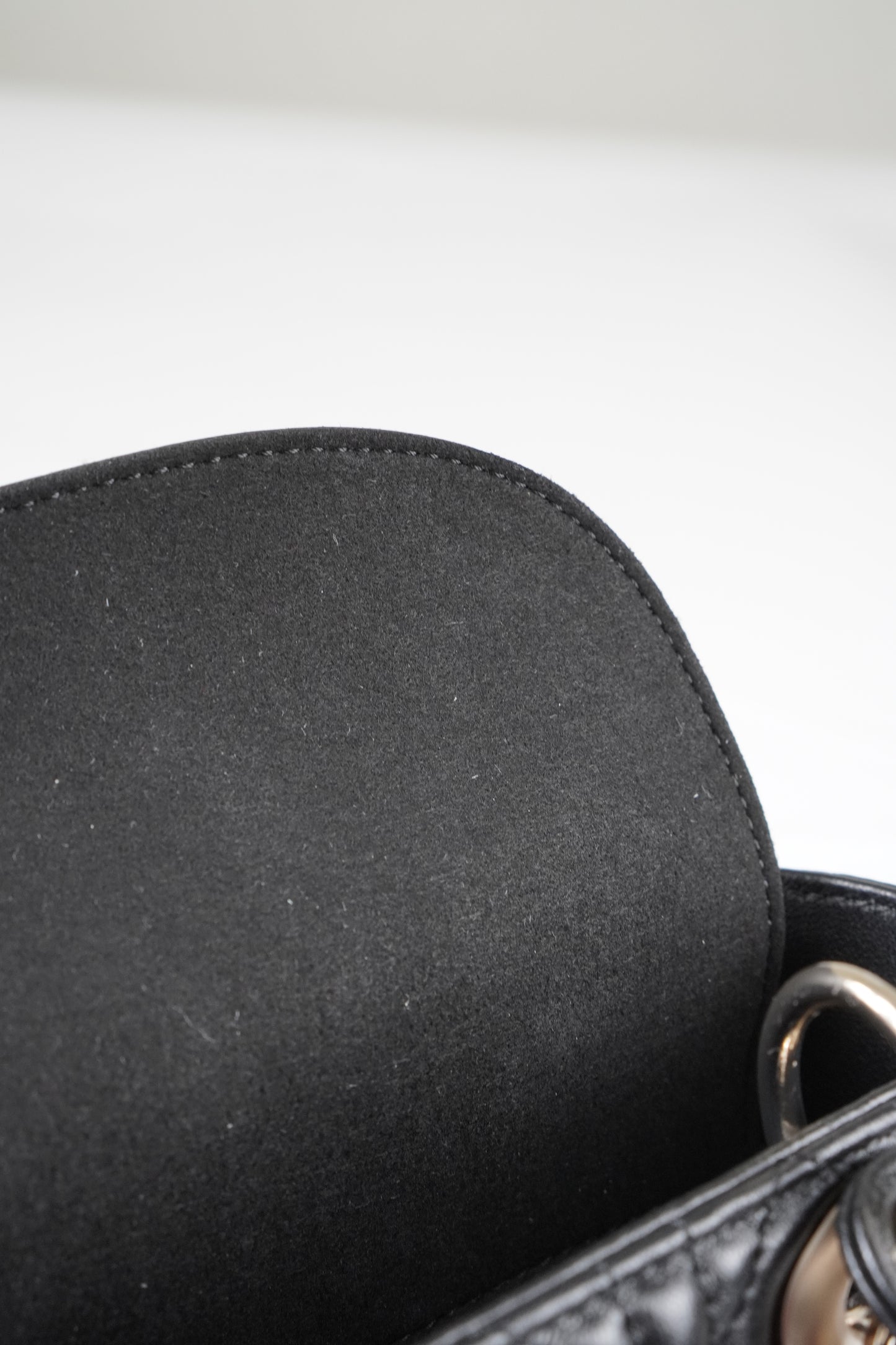 Lady Dior Small – Black Cannage Lambskin with Gold Hardware