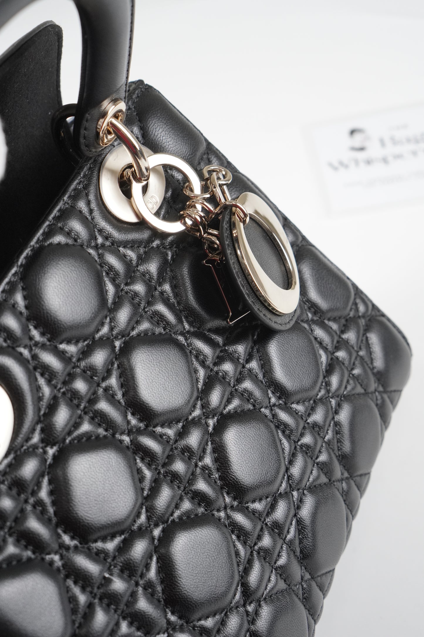 Lady Dior Small – Black Cannage Lambskin with Gold Hardware
