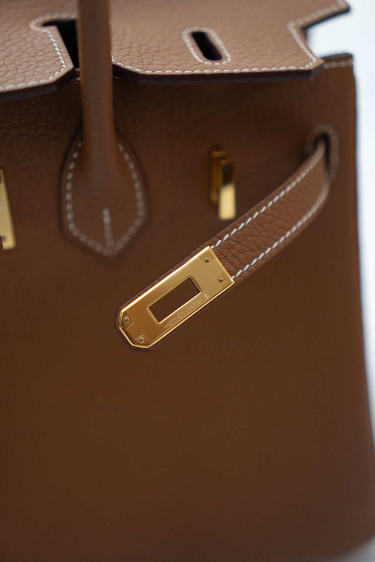 BK 30 in Fauve Barenia Faubourg leather with Palladium Hardware