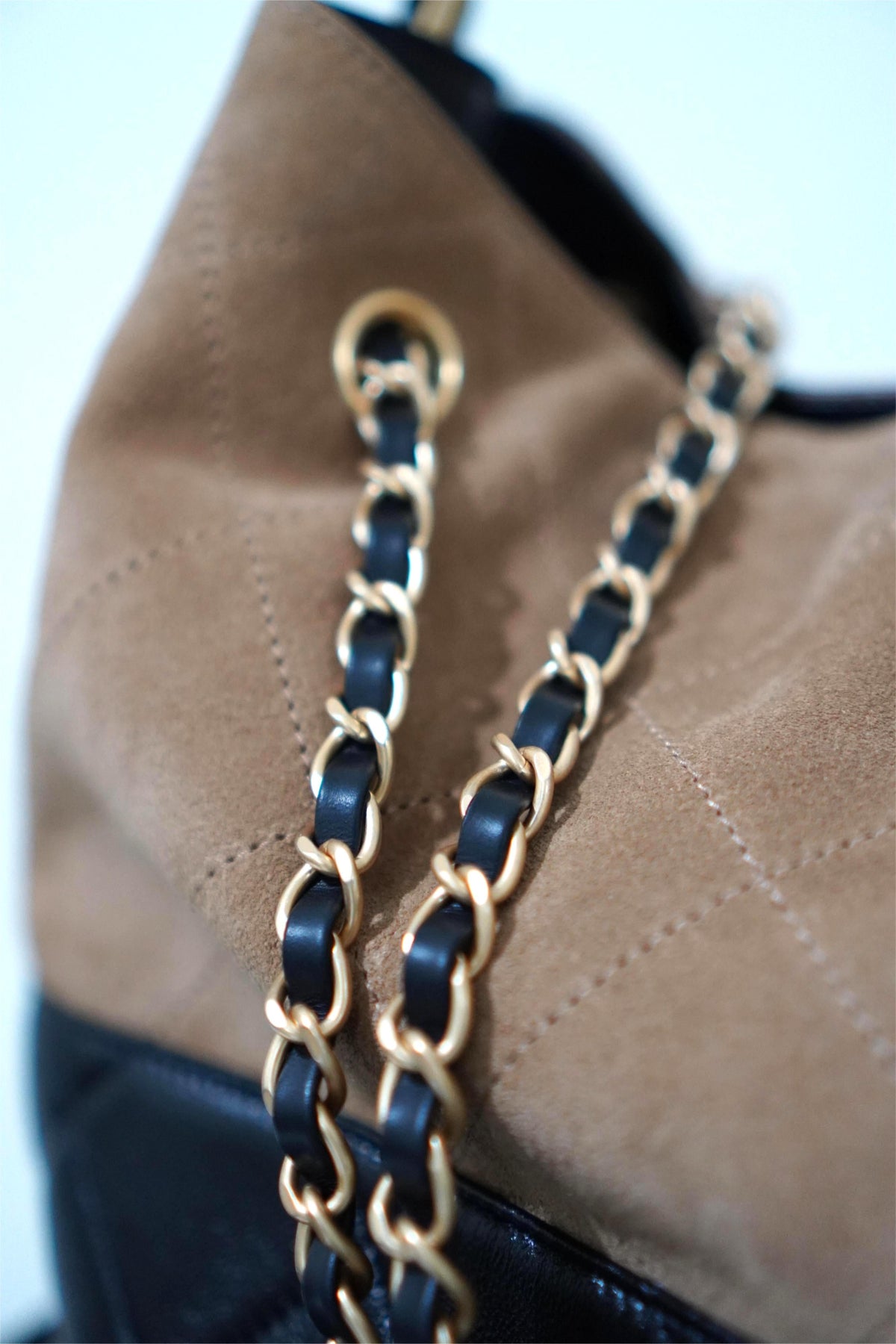 25A Suede Hobo Shopping Tote