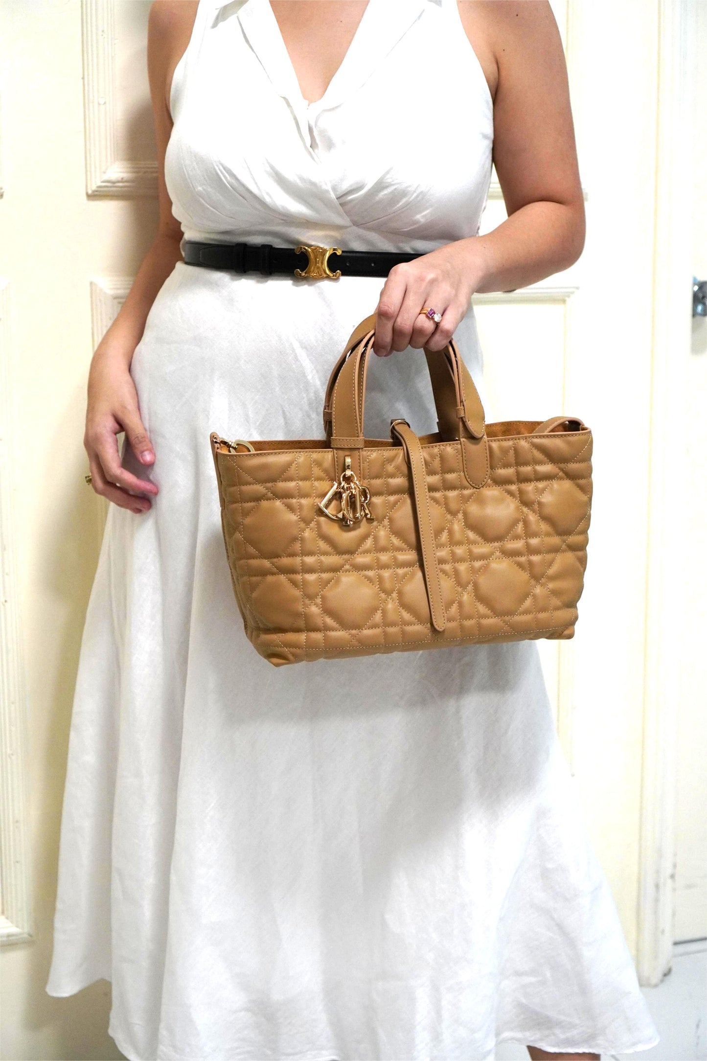 Toujours Tote in Warm Caramel