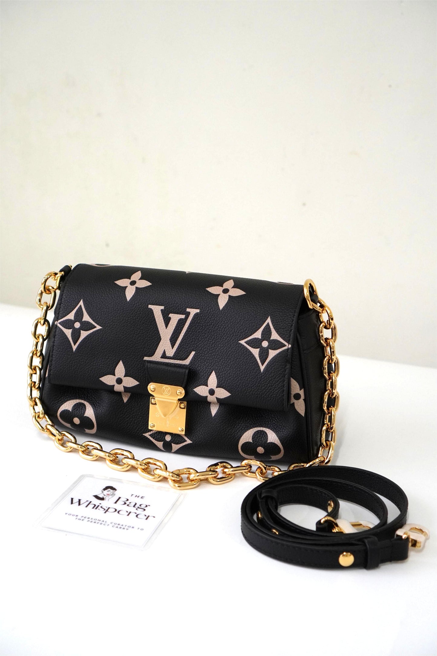 Favorite MM in Bicolor Empreinte Leather