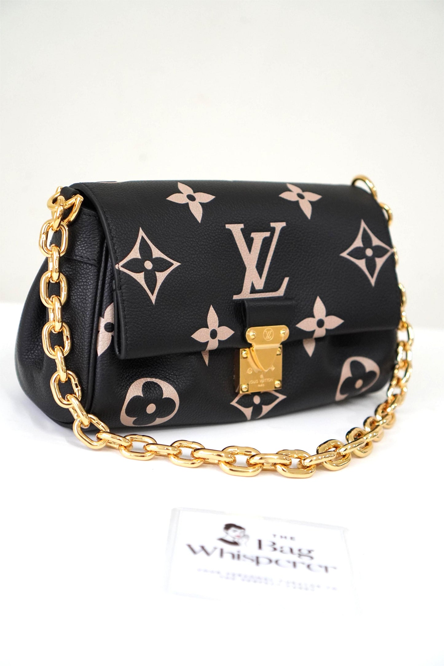 Favorite MM in Bicolor Empreinte Leather