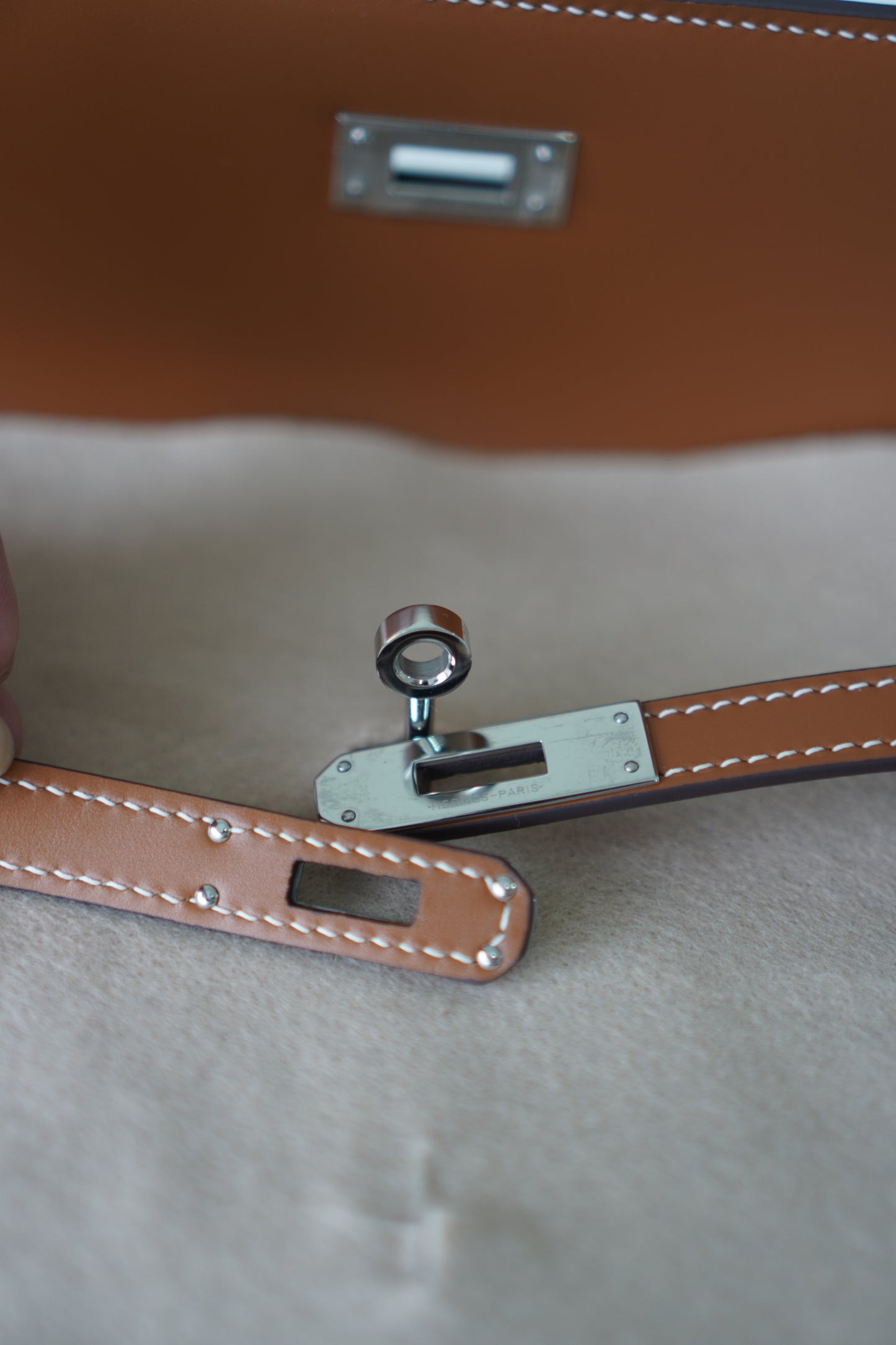 Depeches in Barenia leather