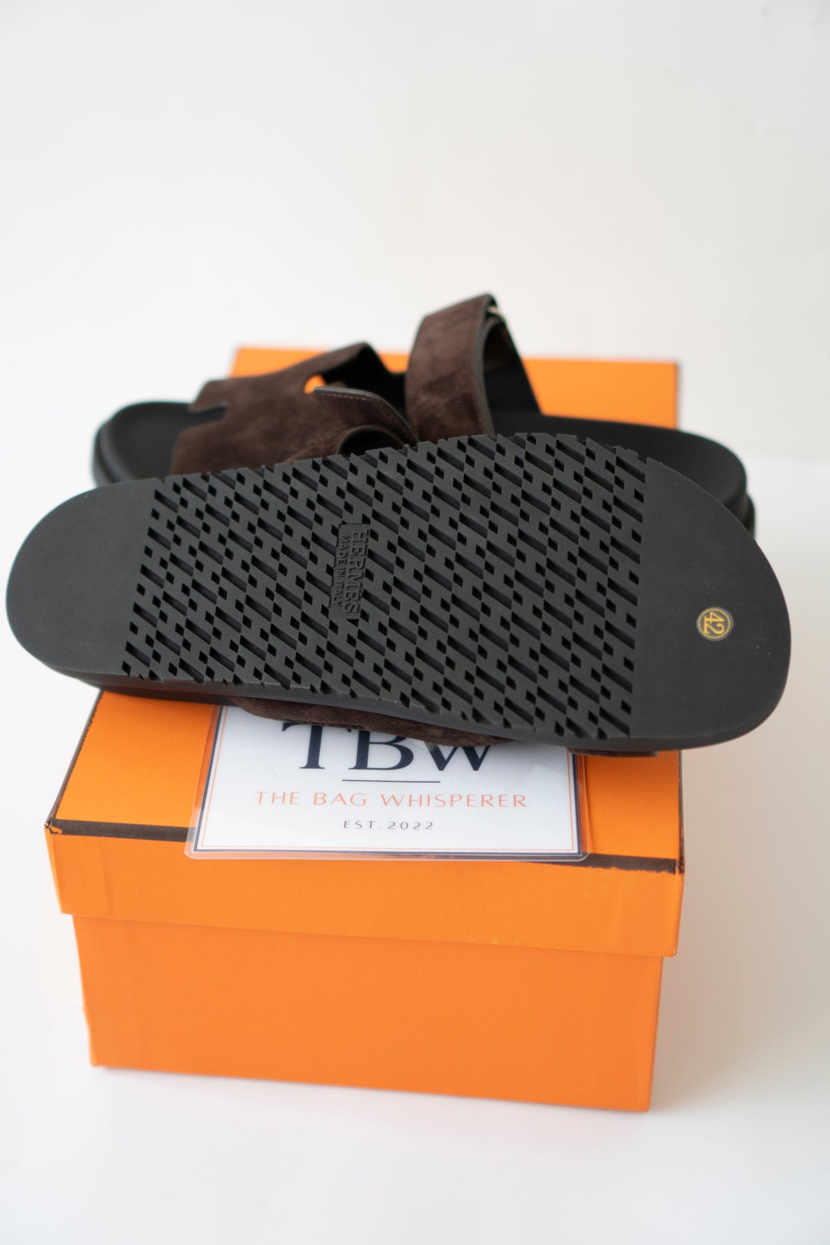 Chypre Sandals – Dark Brown Suede