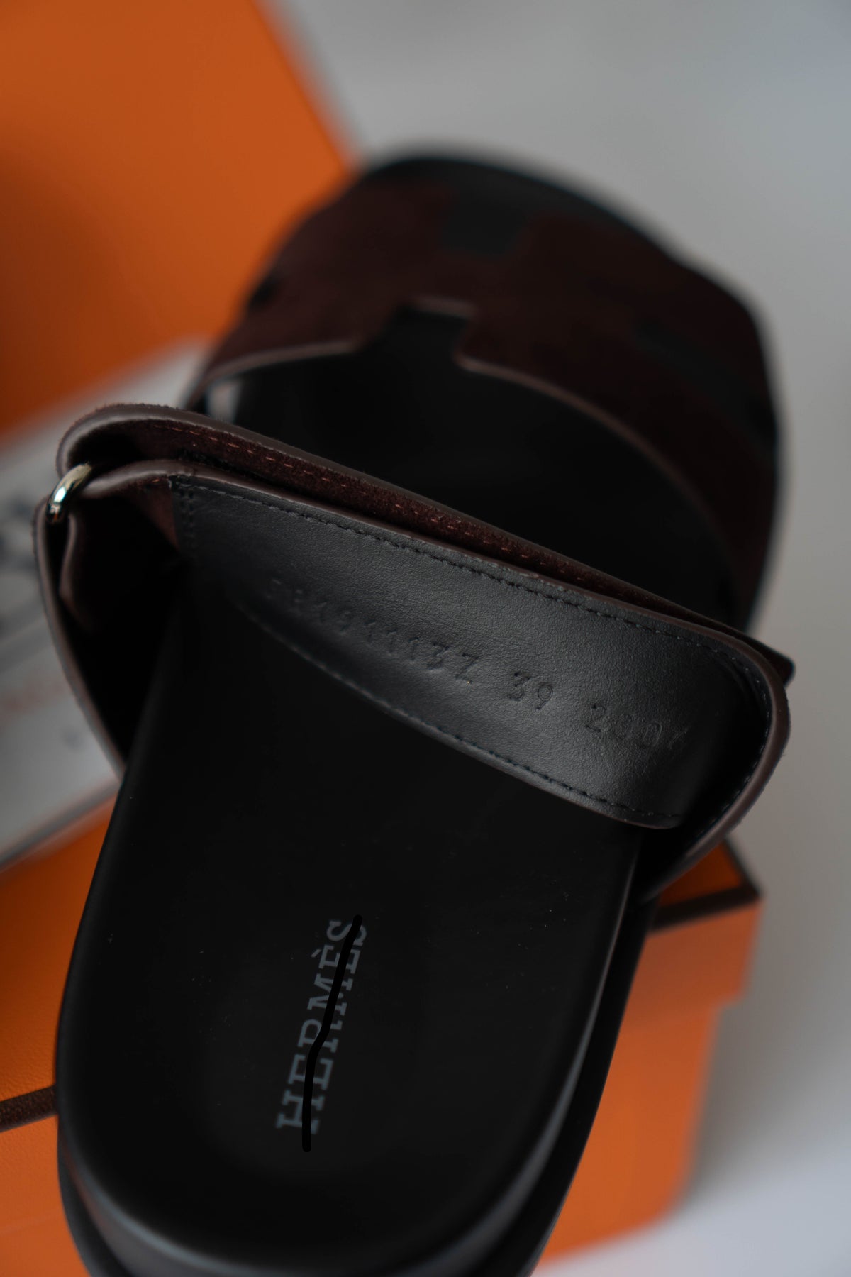 Chpyre Sandals – Dark Brown Suede