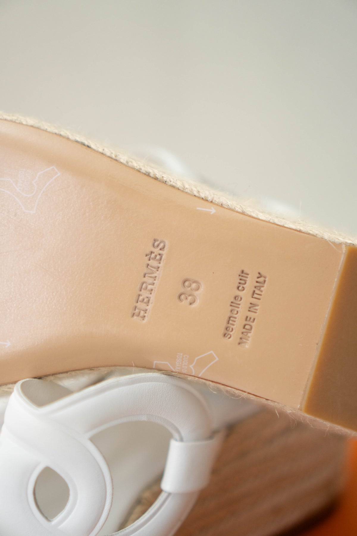 White Ithea 38 Espadrille Sandals