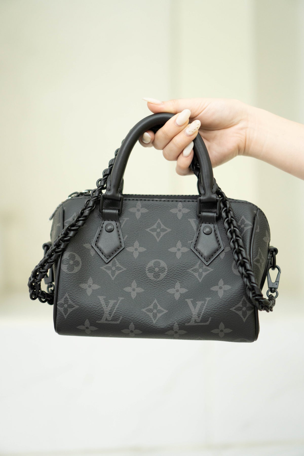 Speedy Nano in Monogram With Black Hardware