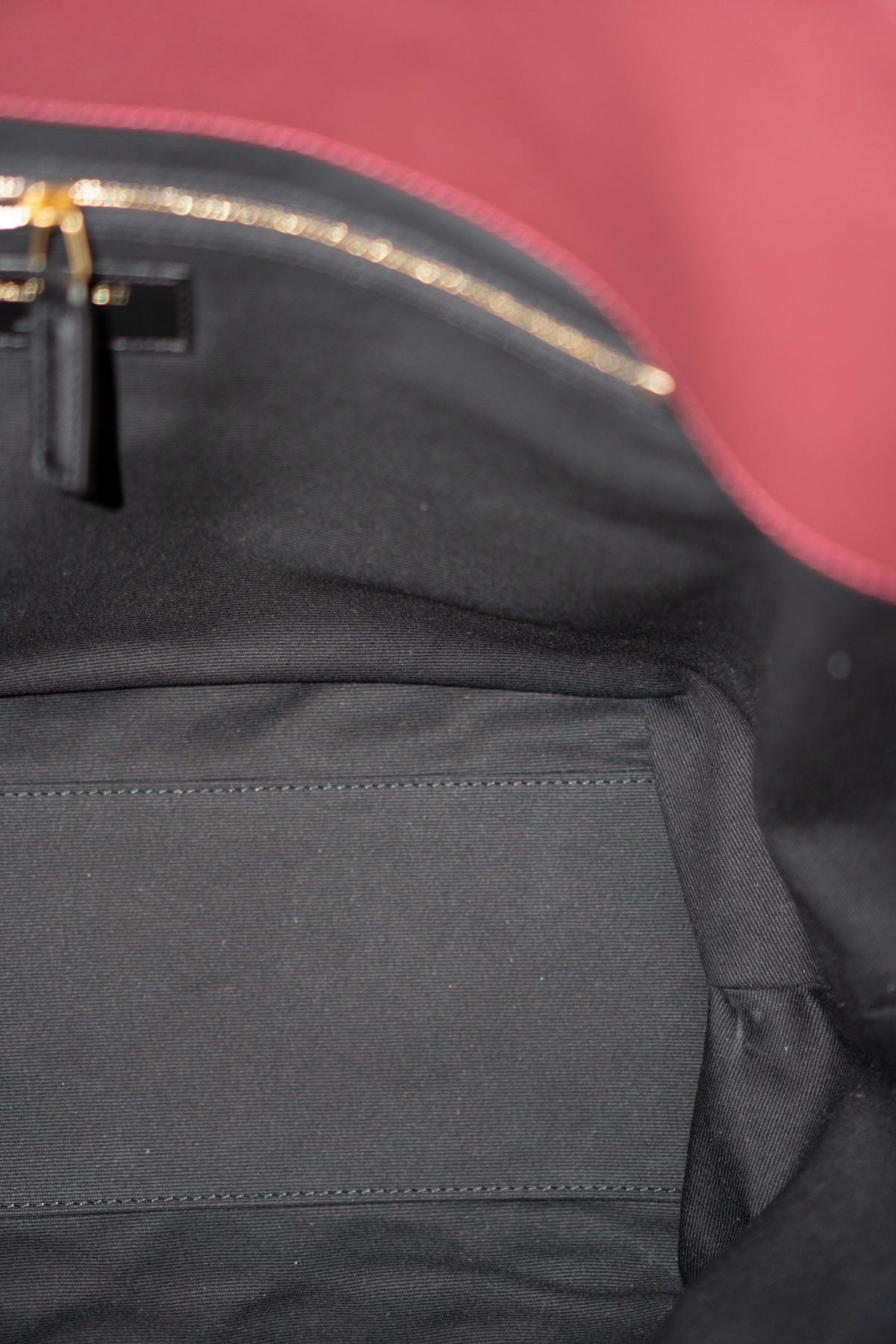 Icare Medium Tote – Bordeaux Lambskin with Gold Hardware