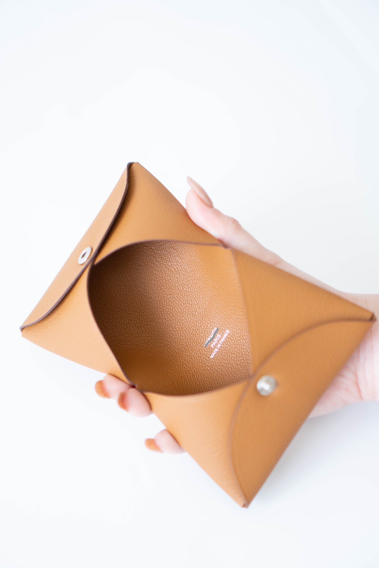 Calvi Duo in gold Epsom Calfskin