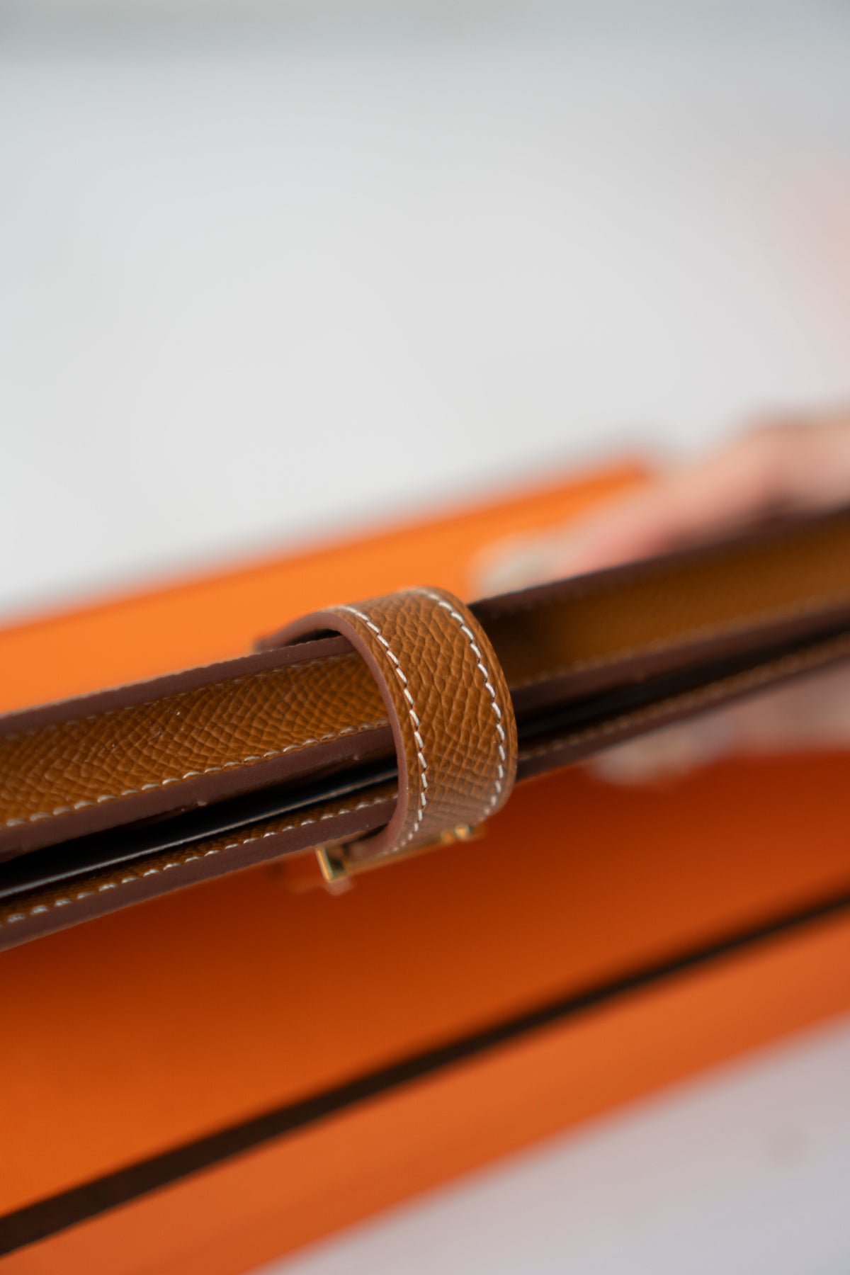 Long Epsom Wallet – Gold with Gold Hardware