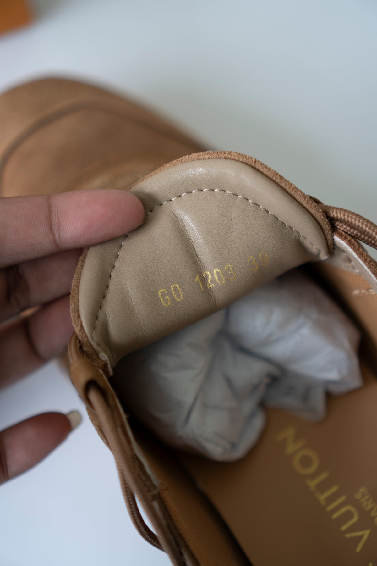 Sneakerina – Cognac Suede