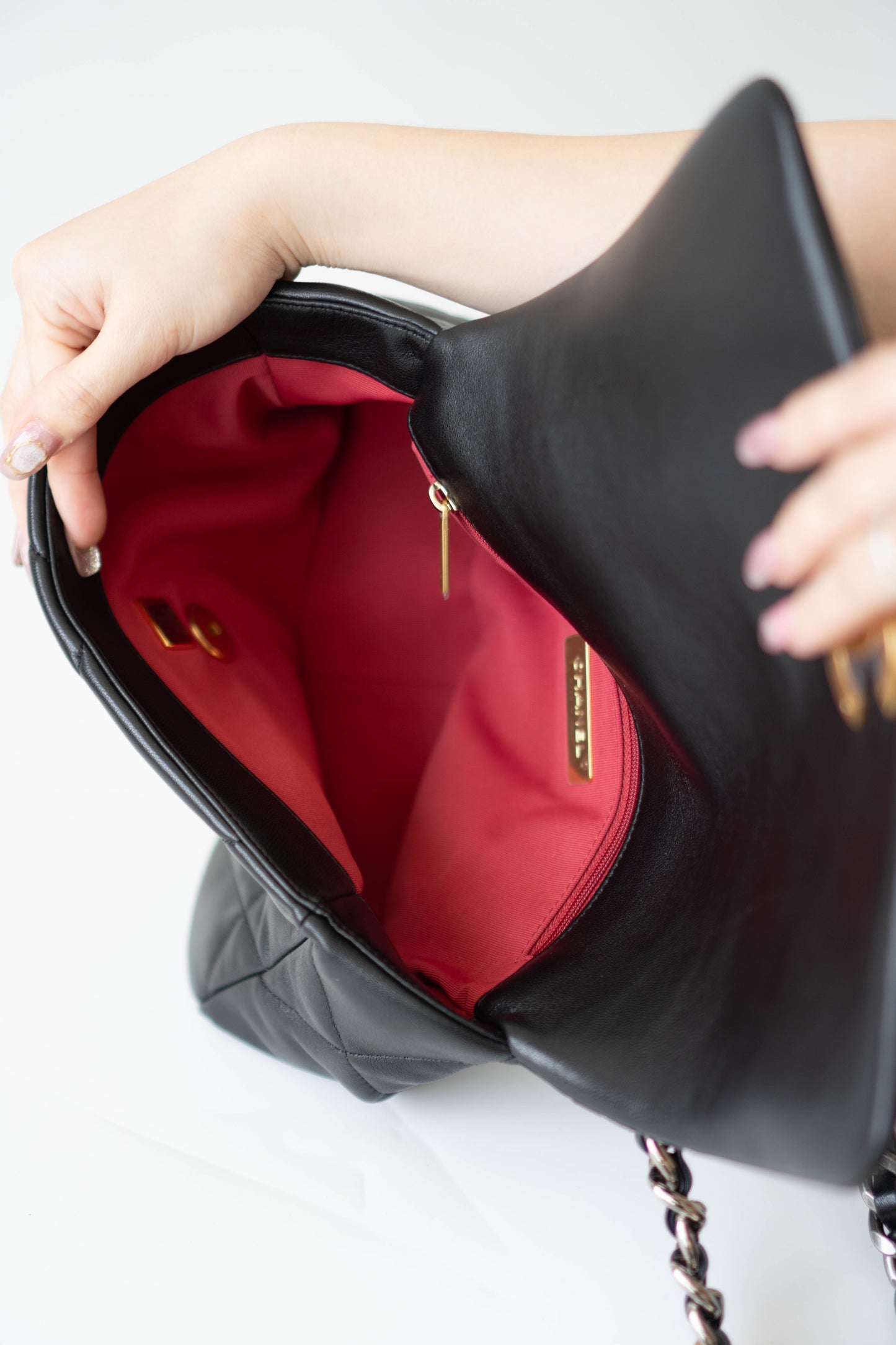 C19 Black in Supple Lambskin Leather with Mixed Hardware