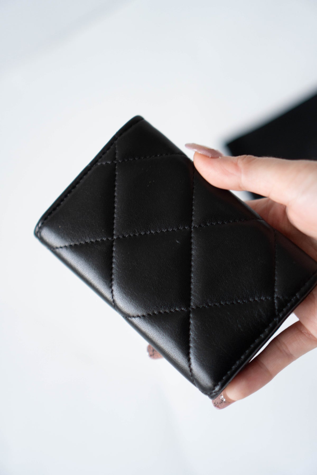 C19 Card Holder with Gold Hardware Lambskin