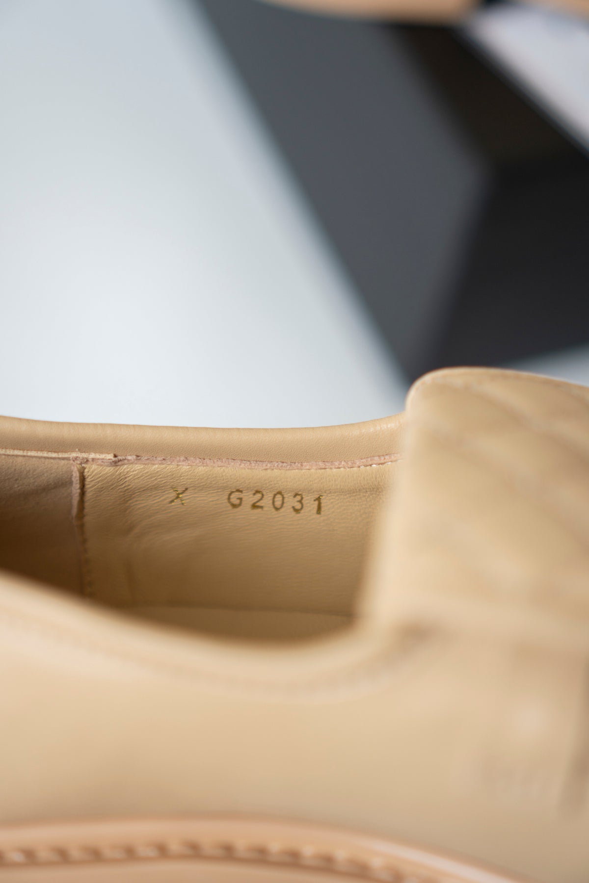 Quilted CC Turnlock Moccasin Loafers in Beige