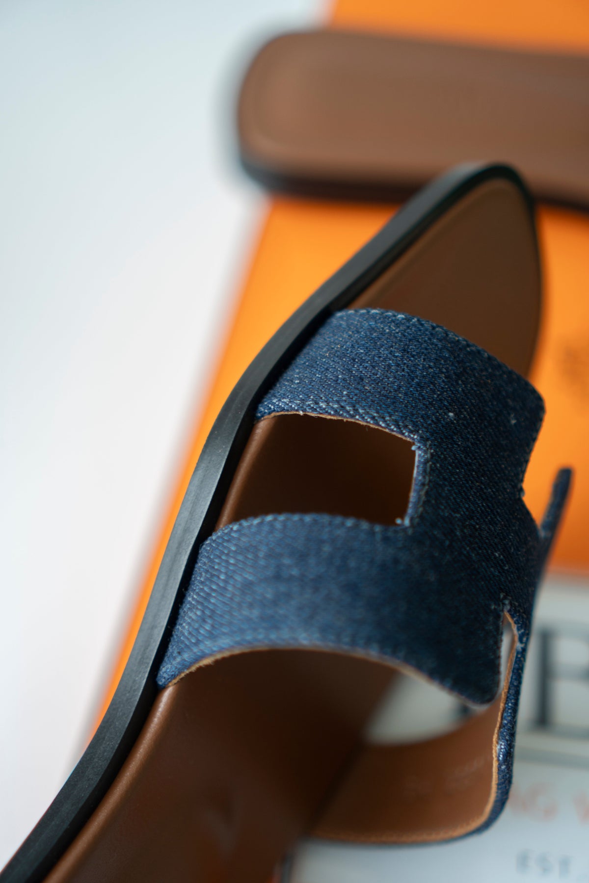 Oran Sandals in Denim