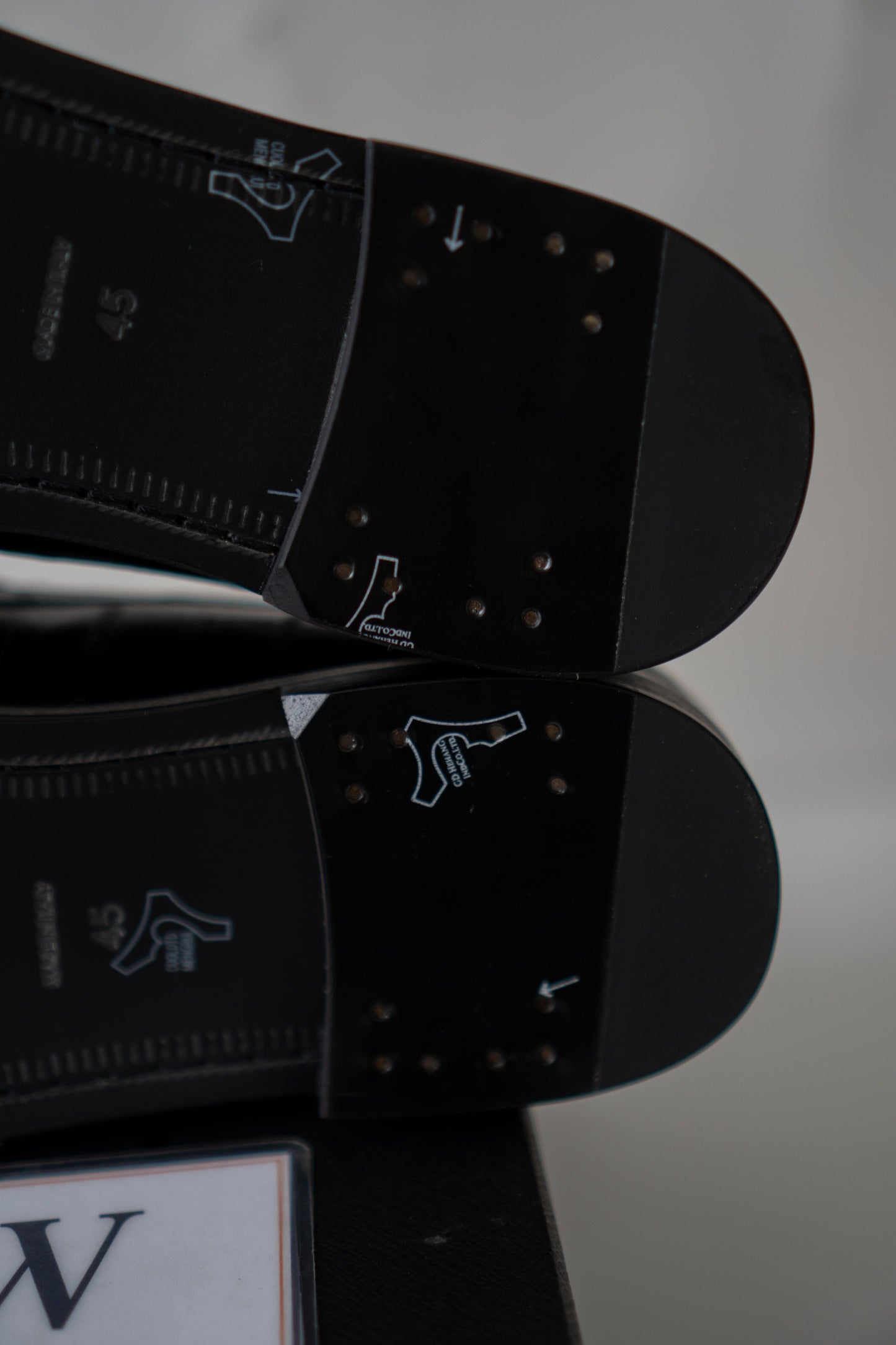 Le Loafer in Black Crinkled Leather