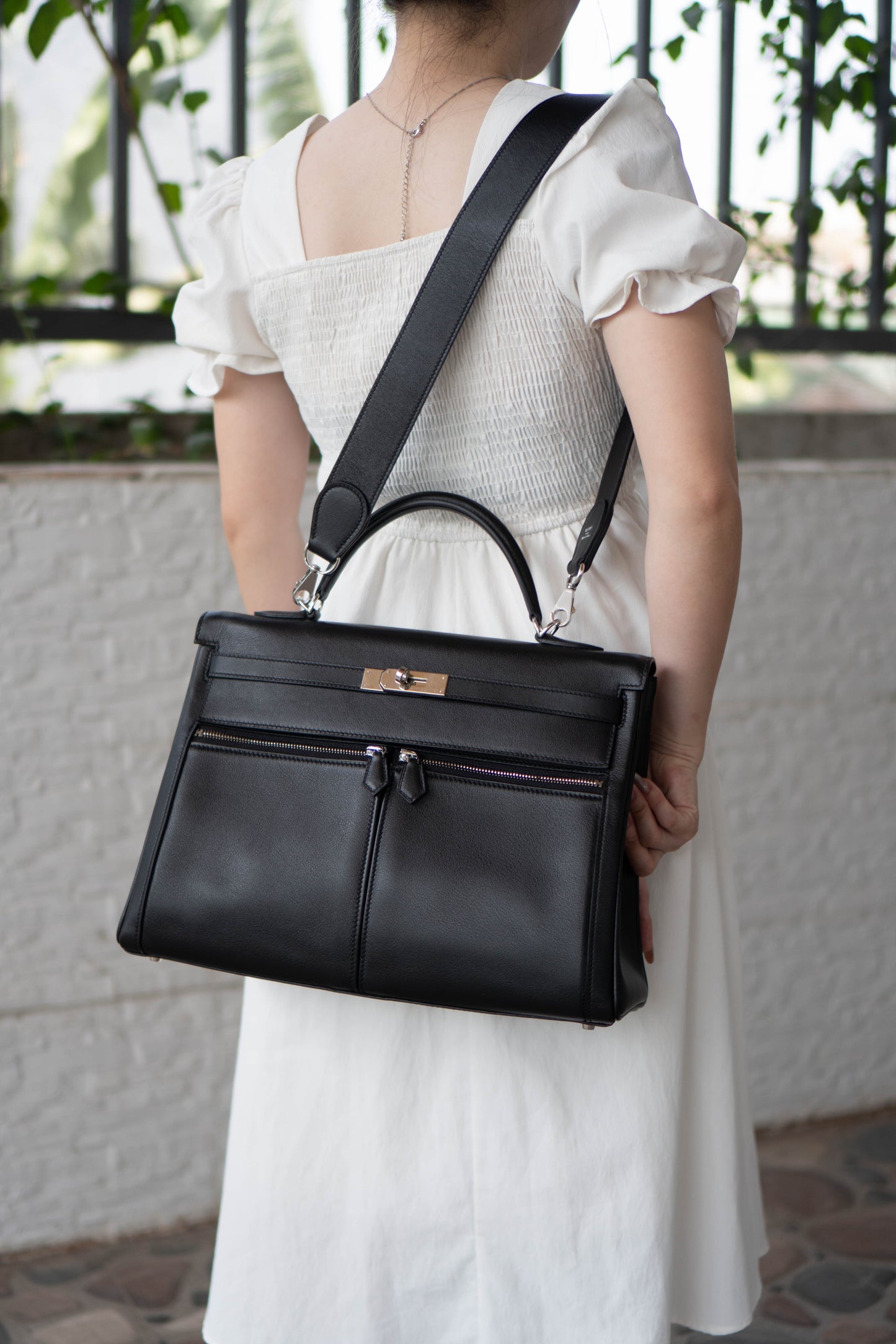 KL Lakis 35 – Black Swift Leather with Palladium Hardware